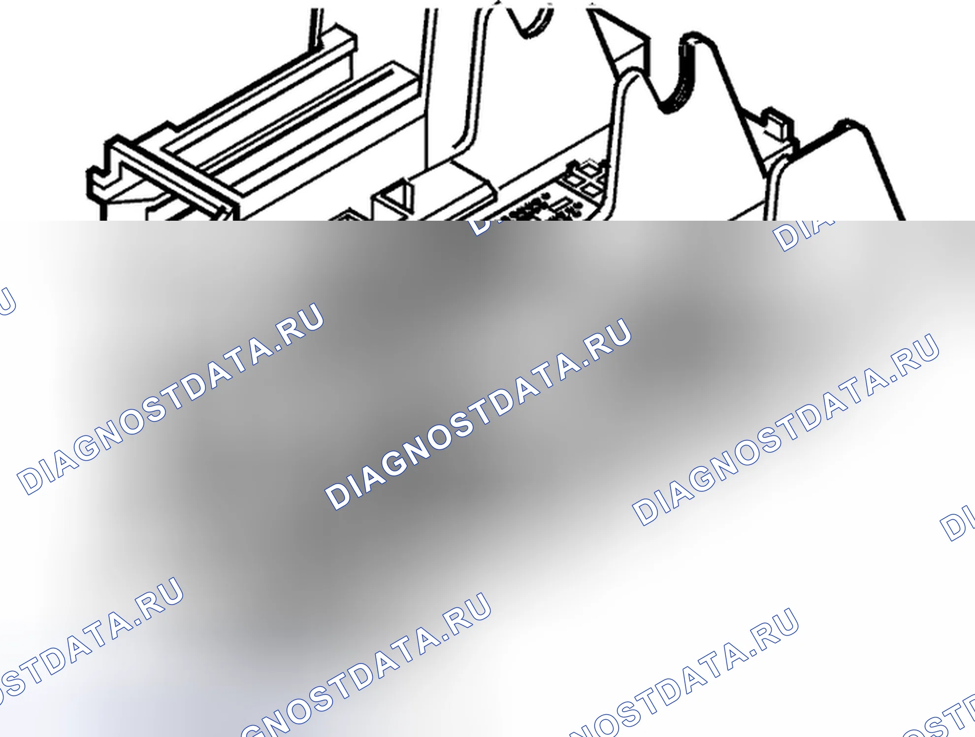 Рис. 1115: ИЗВЛЕЧЕНИЕ КЛЕММЫ КАБЕЛЯ, 70-КОНТАКТНЫЙ ПЕРЕКЛЮЧАТЕЛЬ. Volvo XC70 II