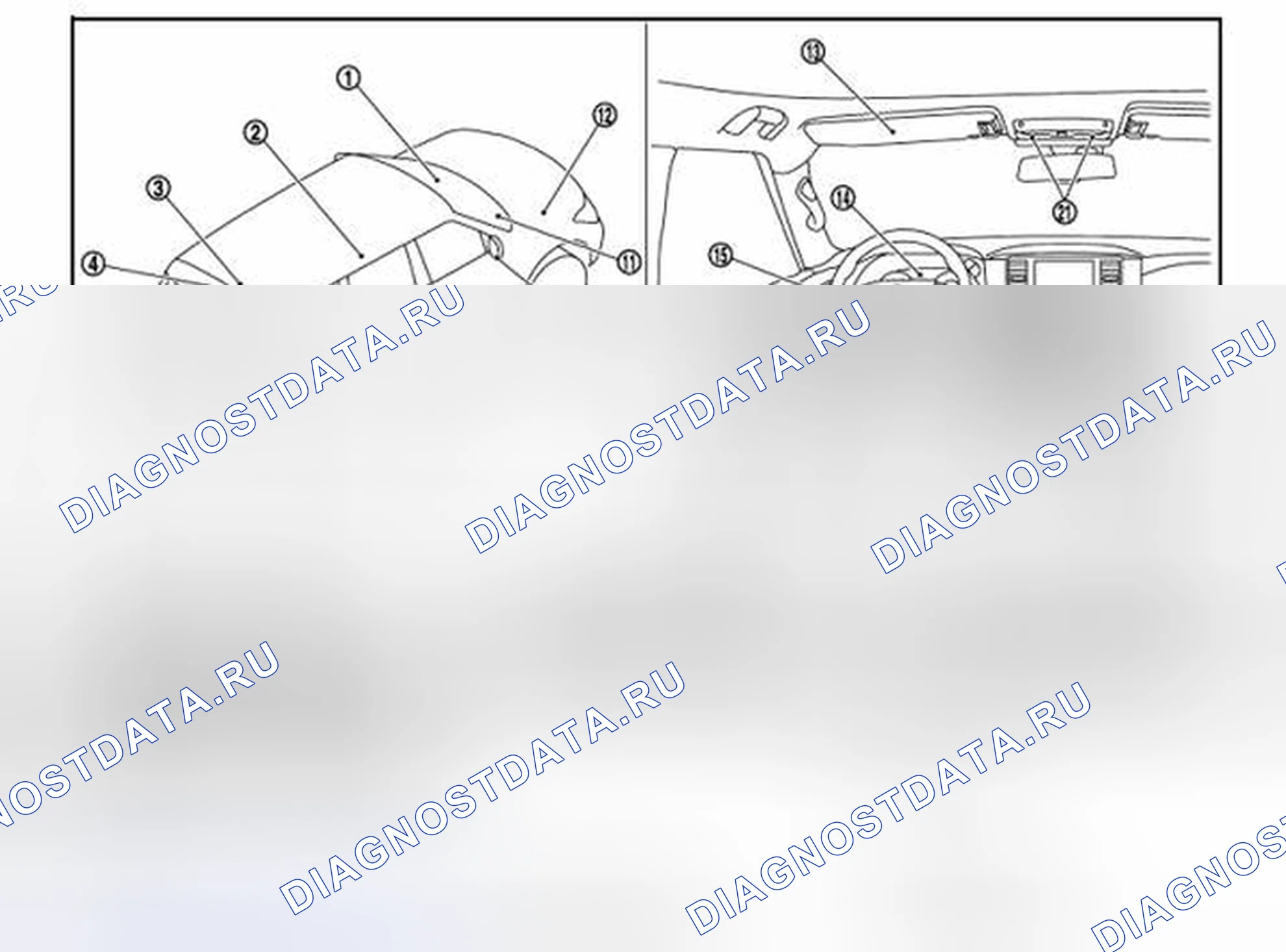 Рис. 9: Расположение компонентов. Infiniti QX56 II