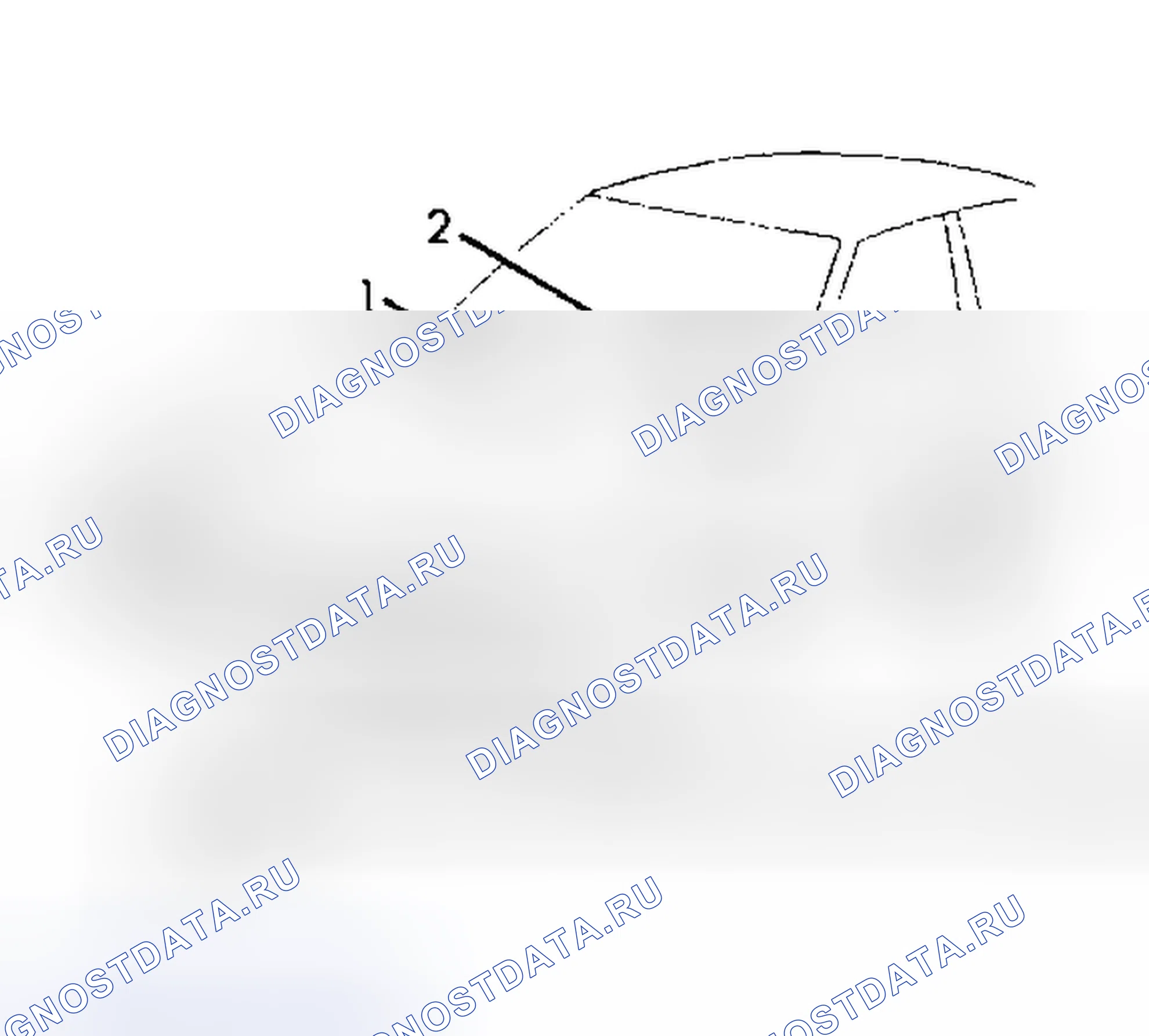 Рис. 12: РАСПОЛОЖЕНИЕ ИНФОРМАЦИОННЫХ МЕТОК. Toyota Cressida IV