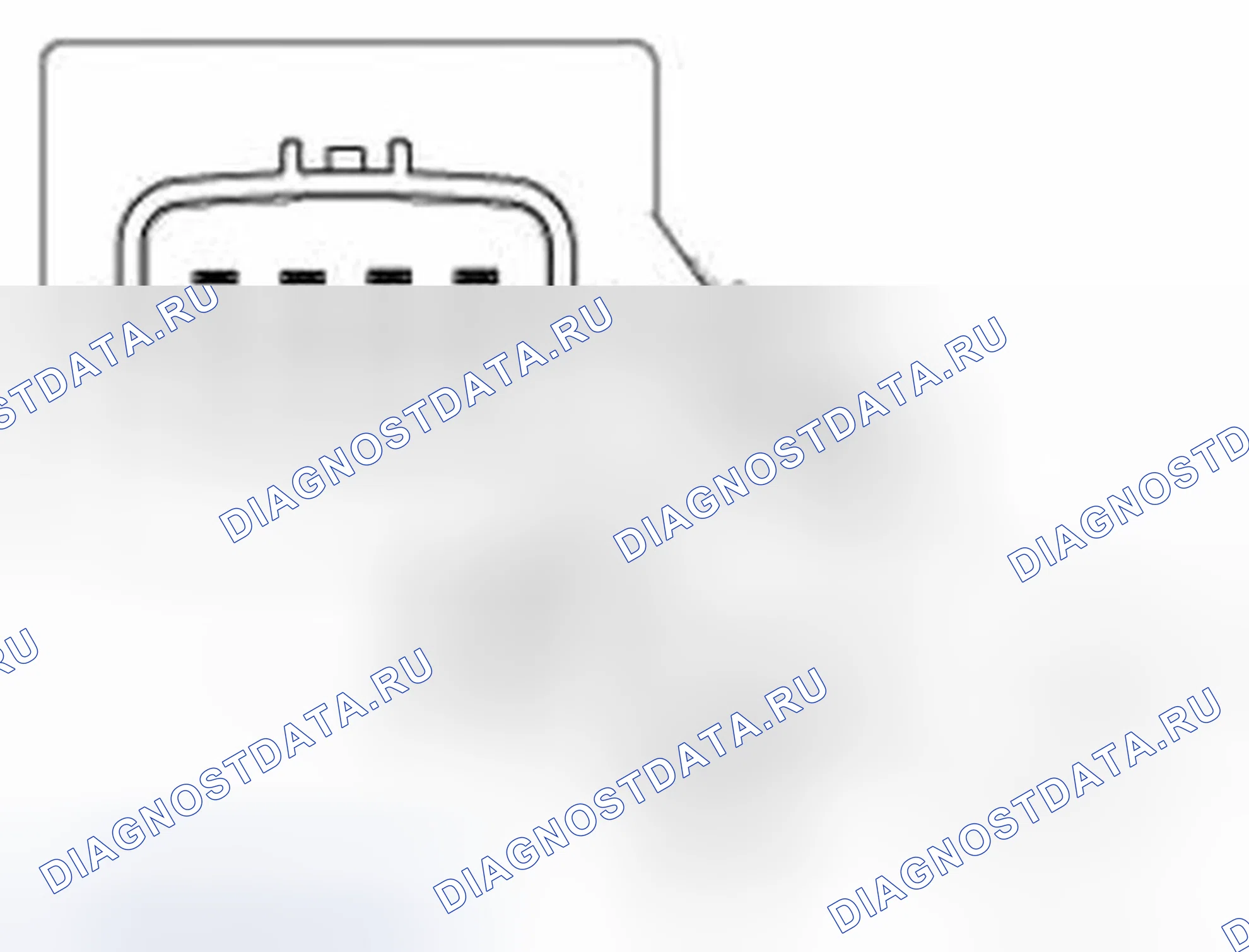 Рис. 174: Переключатель задней двери. Hyundai Tucson II