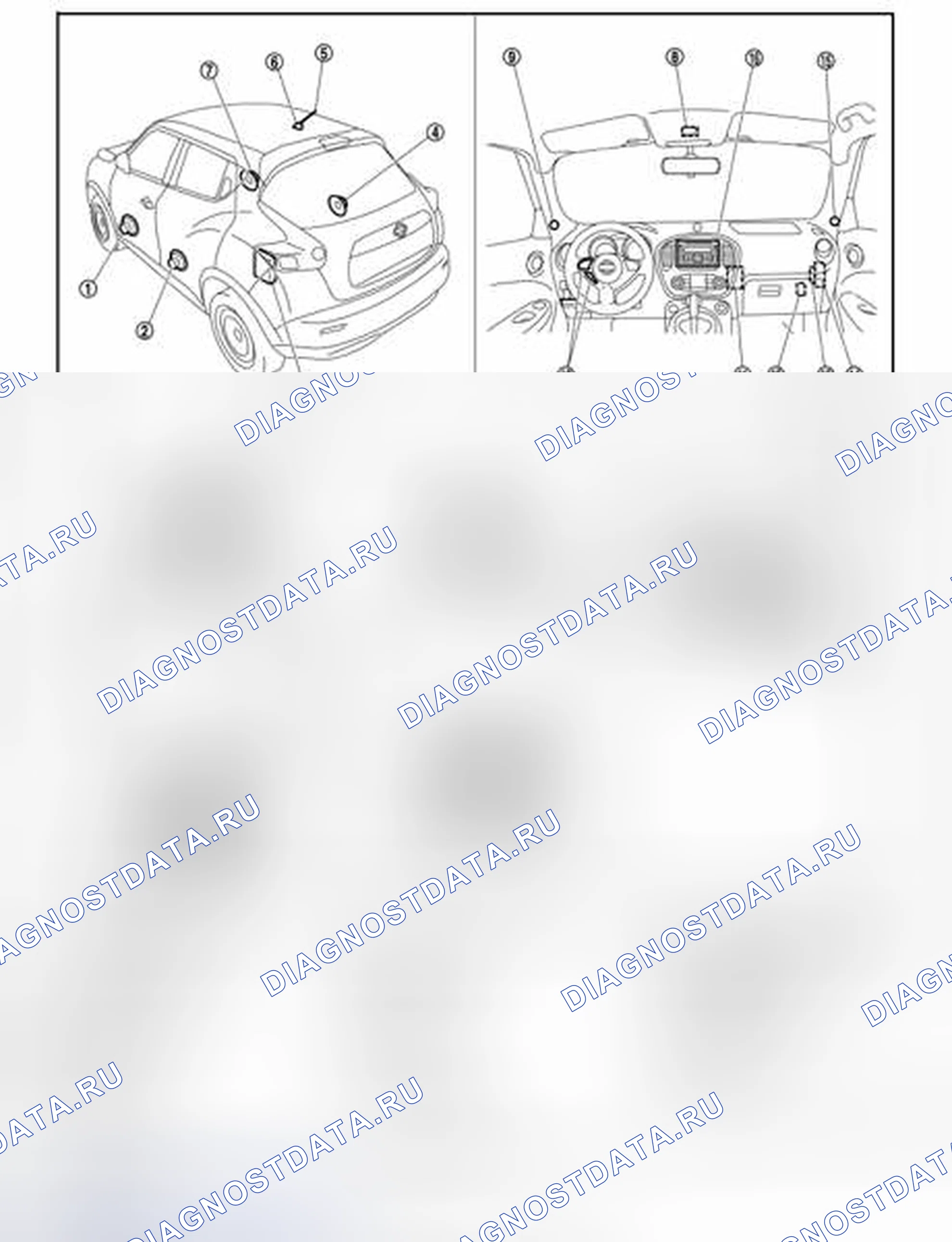 Рис. 24: Расположение компонентов. BMW 4 серия F32/F33 рестайлинг