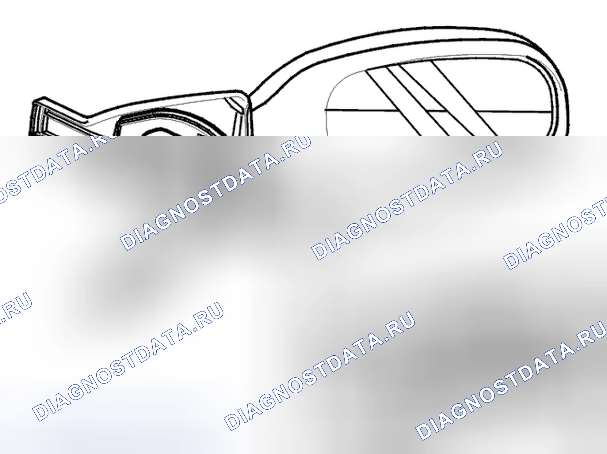 Рис. 54: Демонтаж датчика наружной температуры. Volvo S60 I