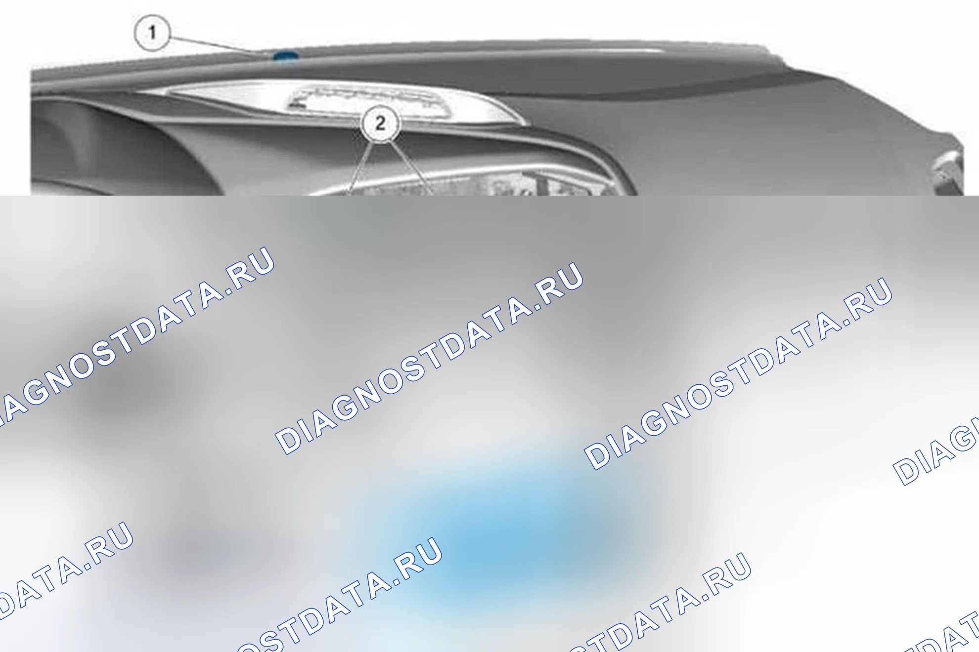 Рис. 151: Расположение компонентов. Ford Escape III