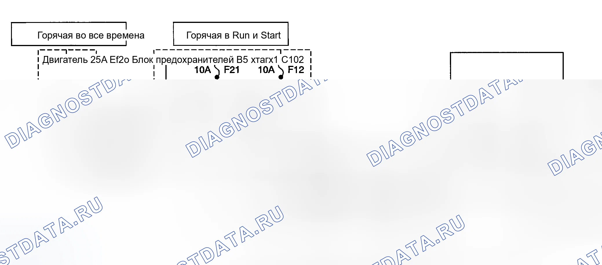 Рис. 1: Автоматический регулятор температуры не работает при включенном зажигании. Suzuki Verona I