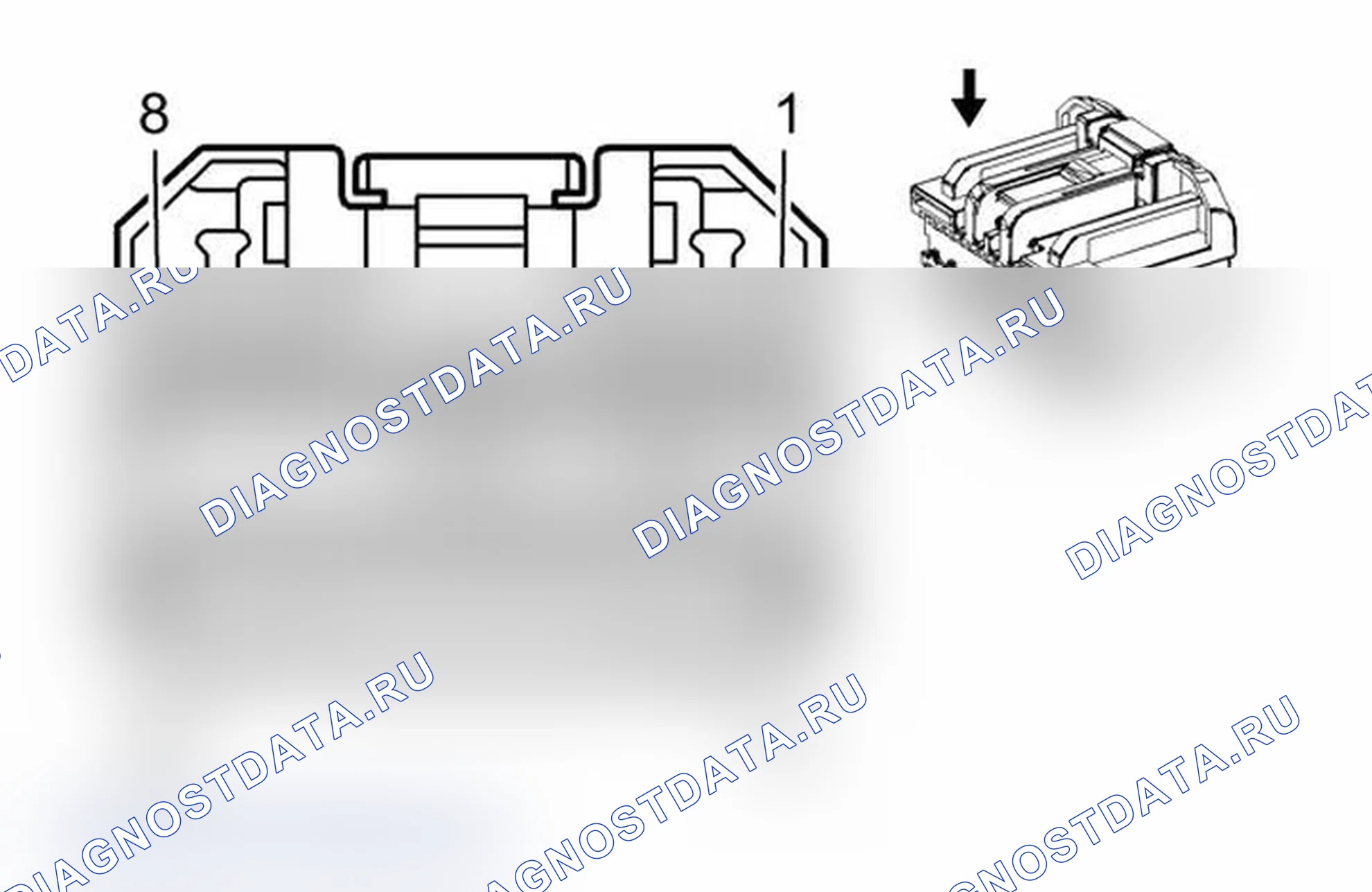 Рис. 74: Модуль X1 управления переключением передач раздаточной коробки. Chevrolet Silverado 2500 HD 