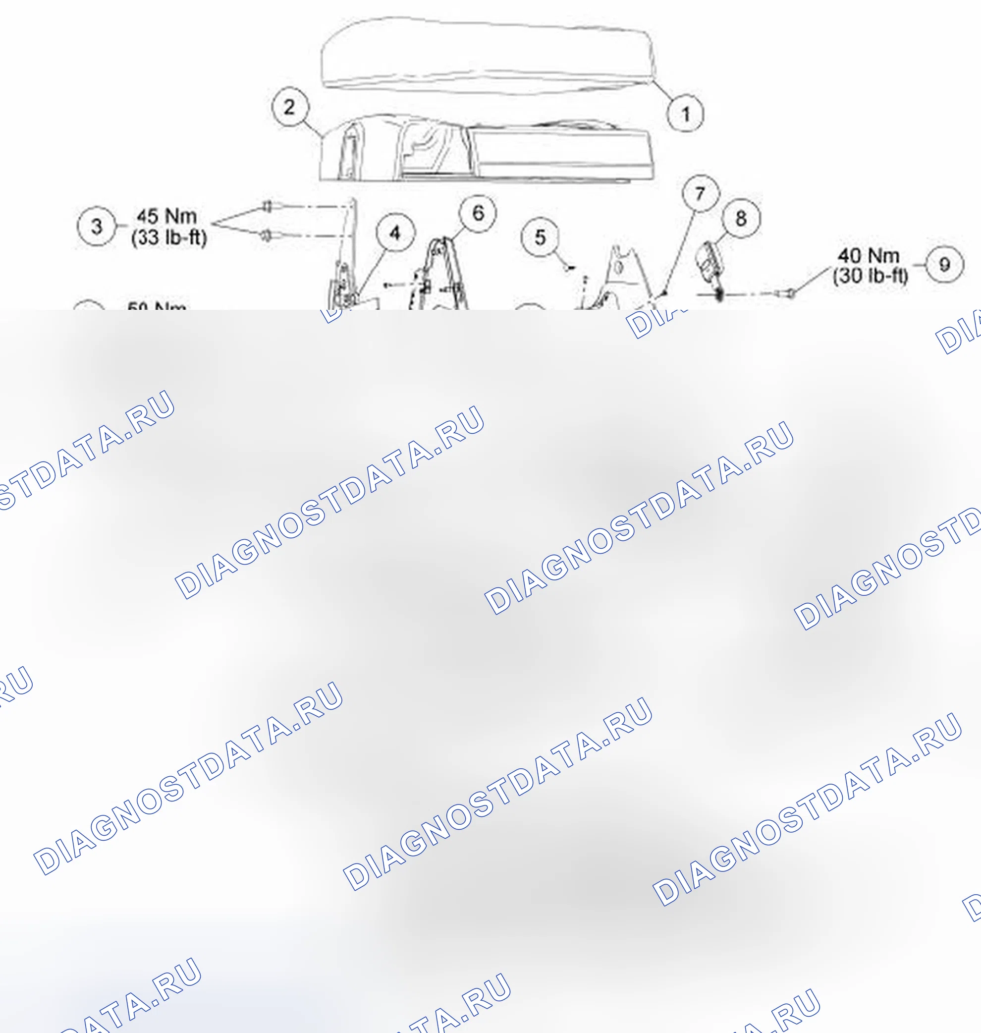 Рис. 255: Подушка. Ford Flex I