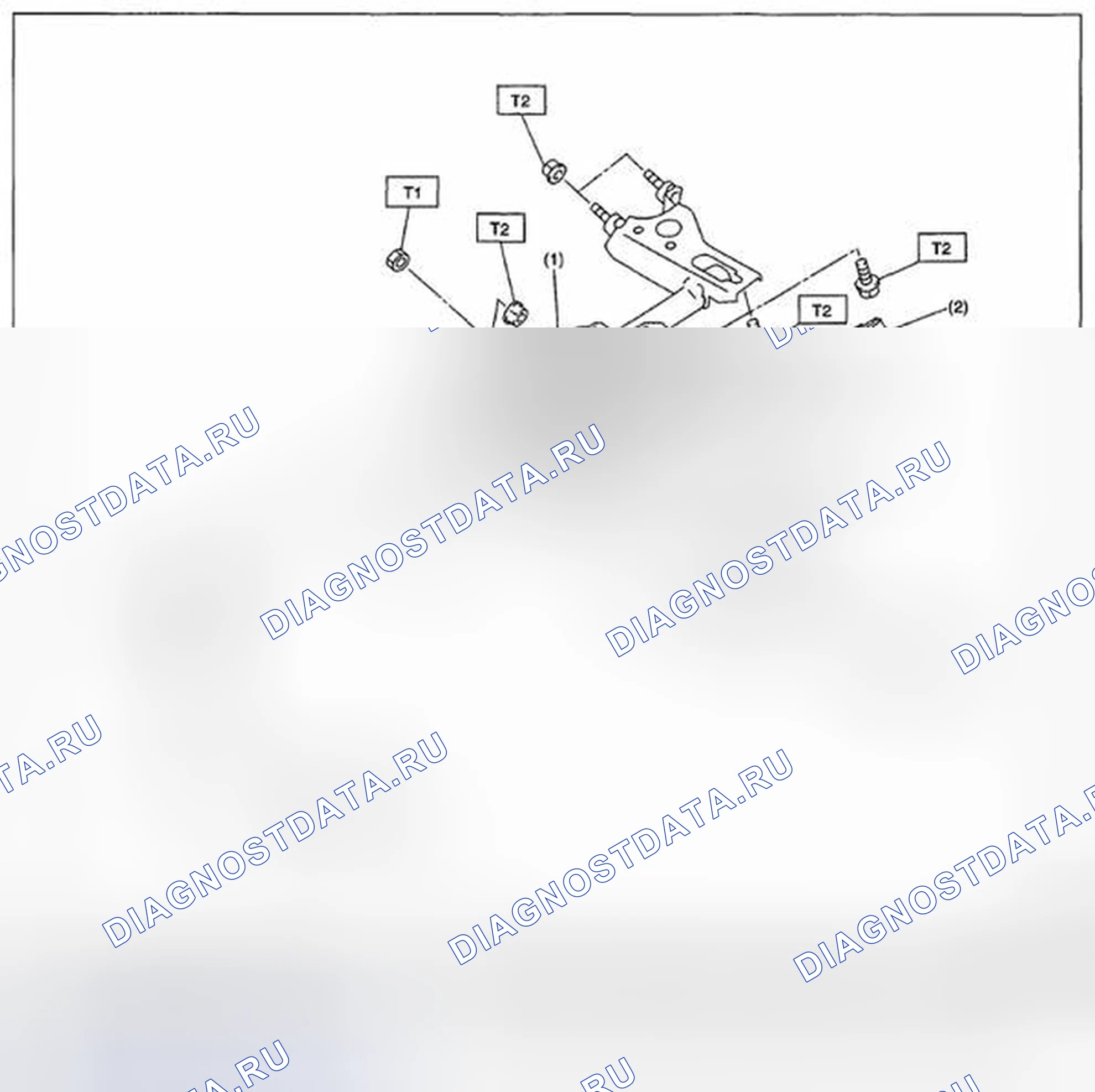 Рис. 90: ПЕДАЛЬ ТОРМОЗА. Subaru Impreza GH