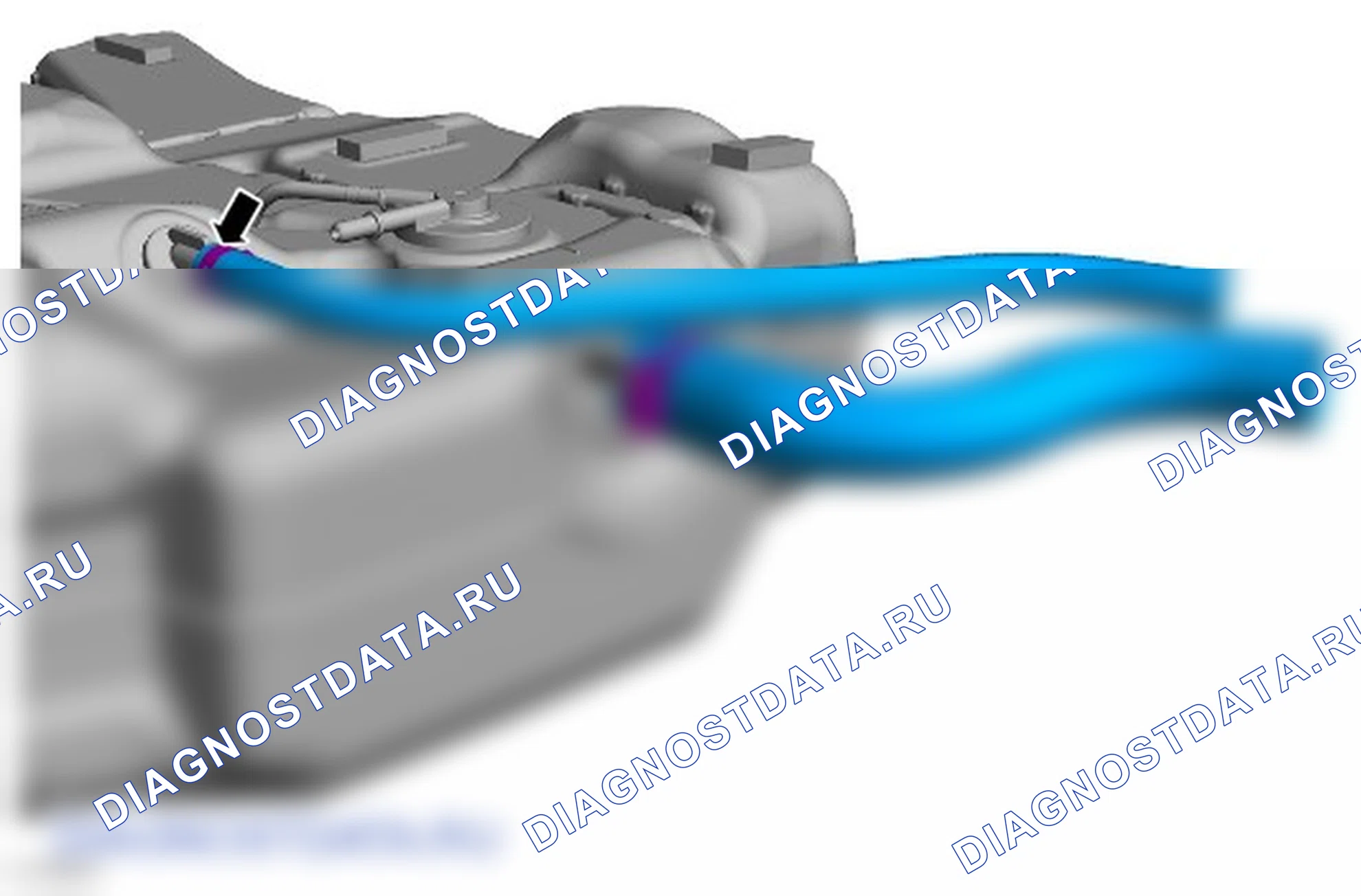 Как снять и установить топливный бак. Ford Grand C-MAX II