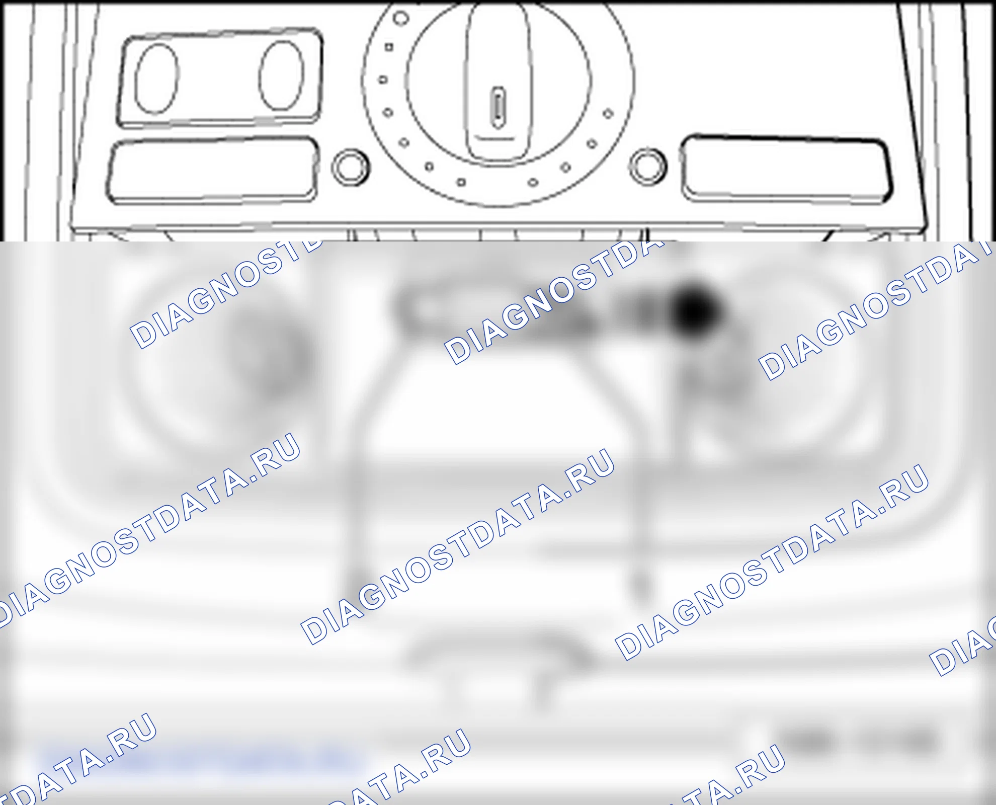 Подсветка и выключатели в обивке потолка. Volkswagen Golf Mk5