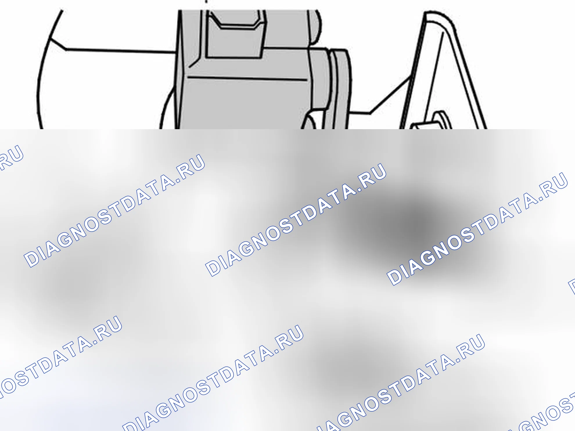 Рис. 2301: Демонтаж датчика положения. Volvo V70 II