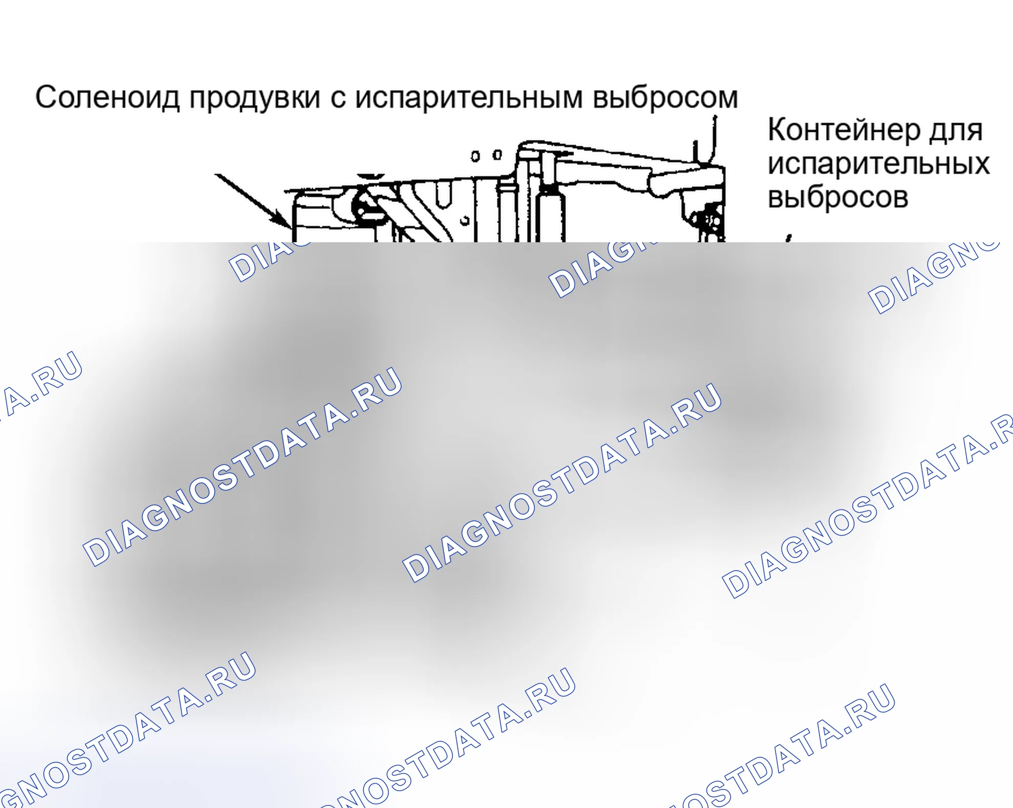 Рис. 54: Соленоид продувки с испарением (Avenger и Sebring). Mercedes-Benz G-класс W463