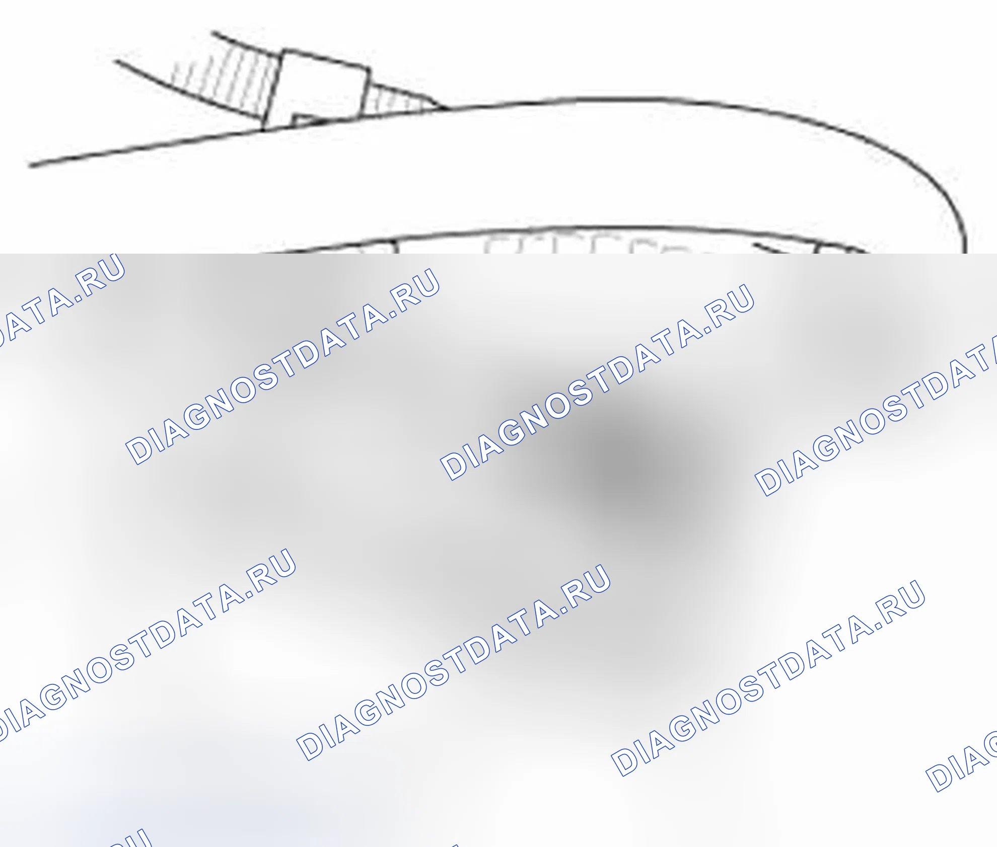 Рис. 6: Проверка приводных ремней навесного оборудования двигателя. Honda Civic IX
