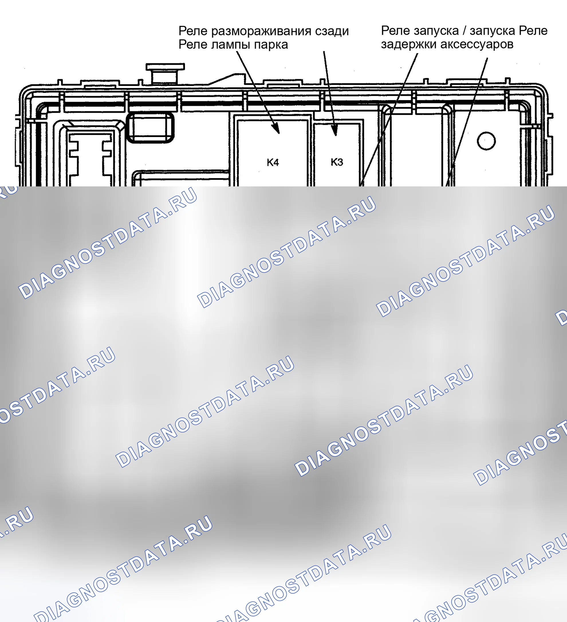 Рис. 28: ГРАФИКИ РАСПОЛОЖЕНИЯ КОМПОНЕНТОВ. Hyundai Matrix I рестайлинг