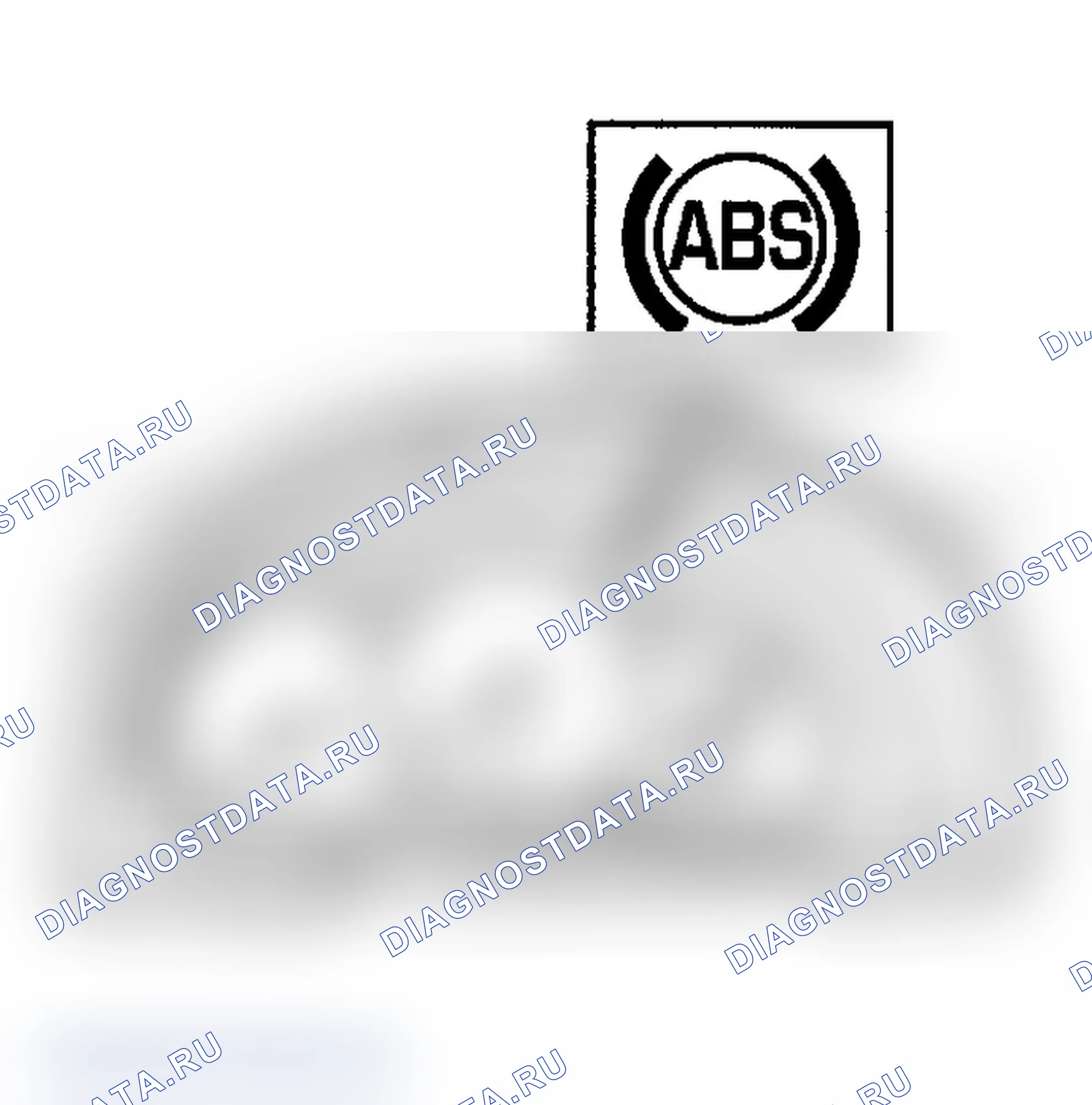 Рис. 174: Описание входного/выходного сигнала модуля управления ABS. Suzuki Grand Vitara I рестайлинг