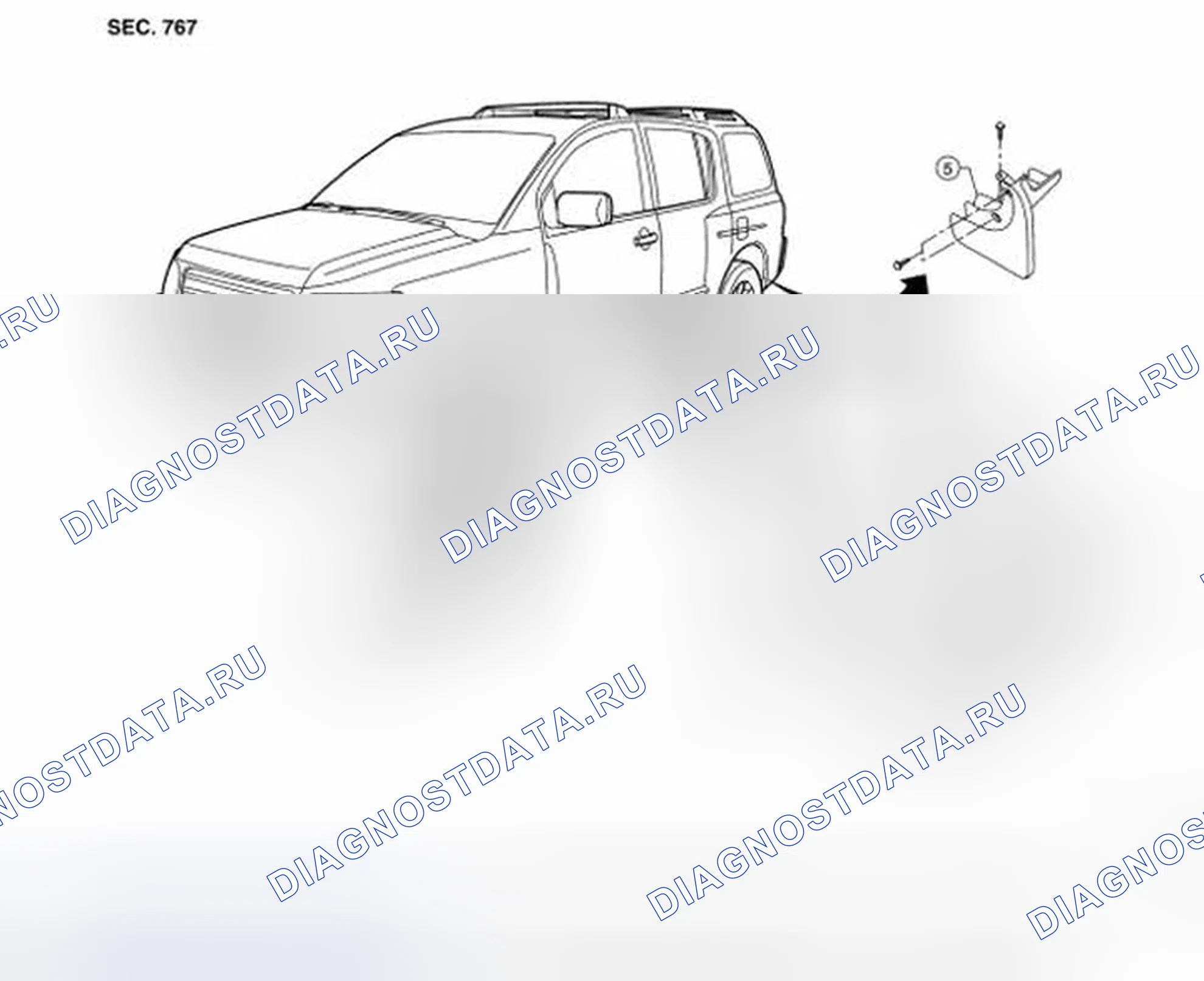 Рис. 8: Демонтаж и монтаж. Infiniti QX56 I рестайлинг