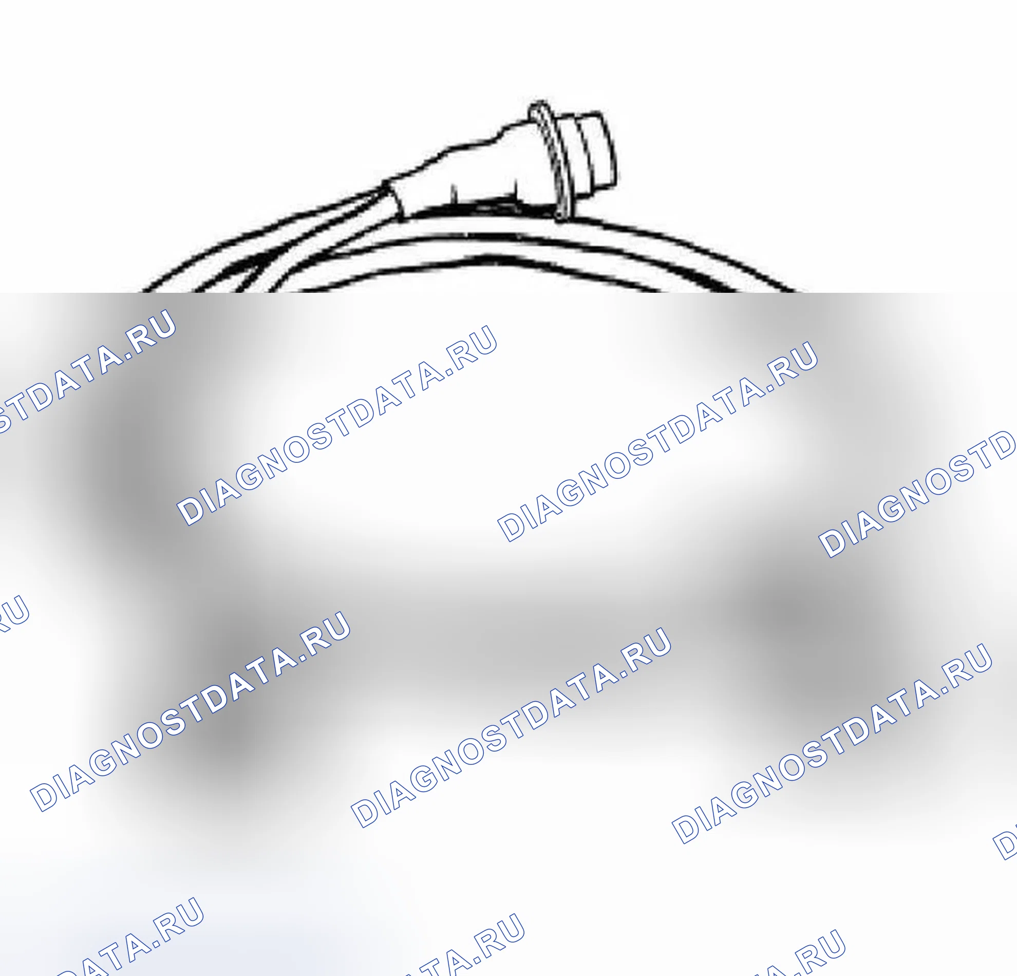 Рис. 483: Испытательный кабель 24 6 010, 9-контакт. BMW X5 E53
