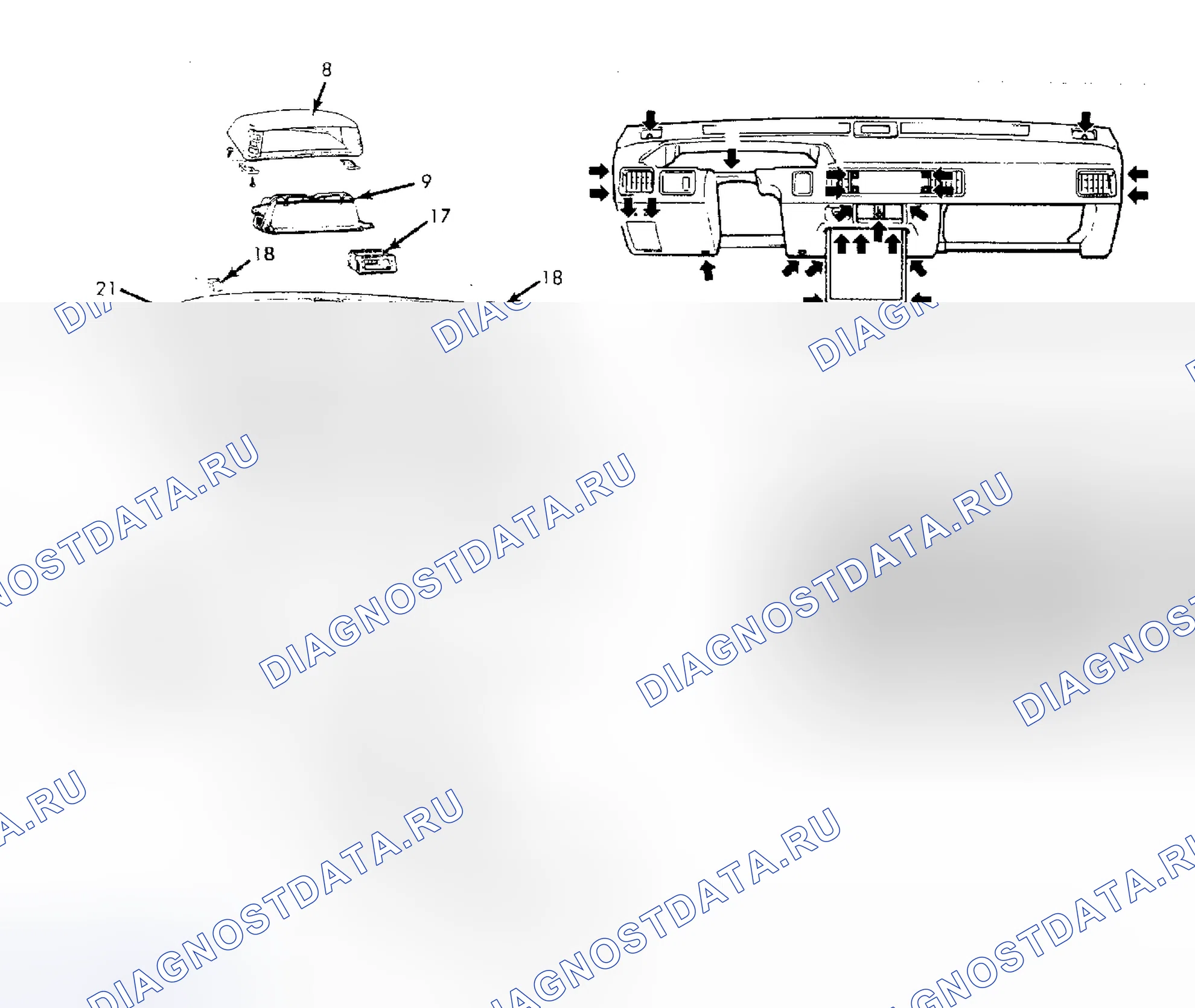 Рис. 18: Установка. Mitsubishi Starion I