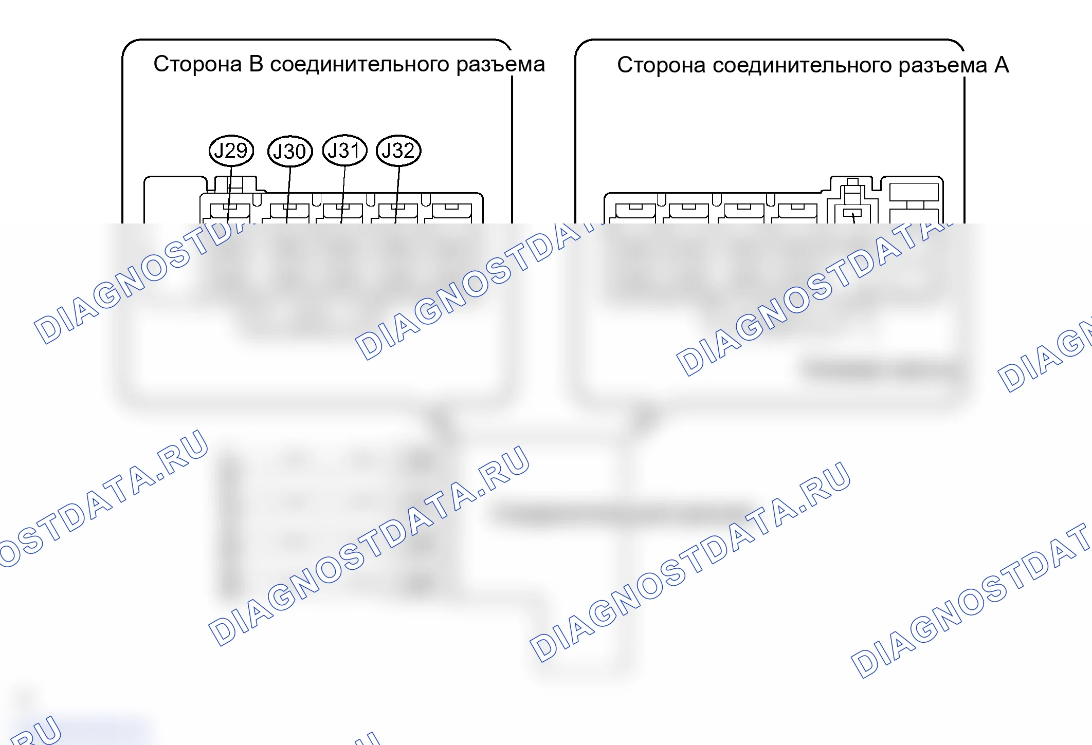 Рис. 378: КЛЕММЫ ЭБУ. Toyota Land Cruiser 100 рестайлинг 2