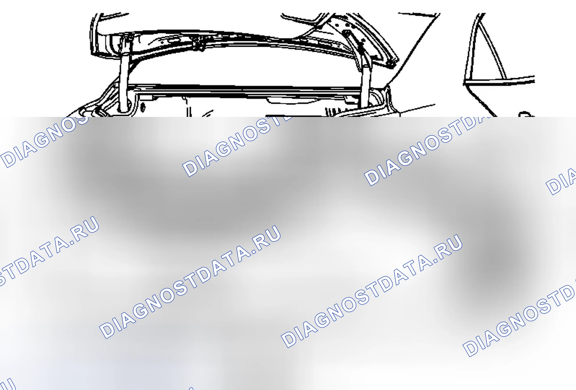 Рис. 20: Замена задней бампера. Chevrolet Malibu VIII рестайлинг