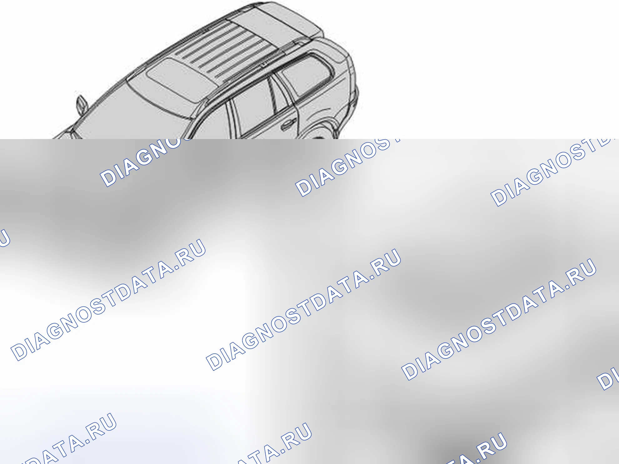 Рис. 223: ОБРАБОТКА ПОВЕРХНОСТИ / НАРУЖНЫЕ ПАНЕЛИ. Volvo XC90 I рестайлинг