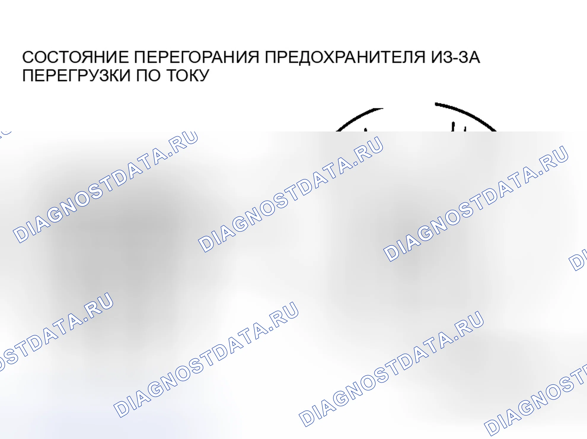 Рис. 26: МЕРЫ ПРЕДОСТОРОЖНОСТИ В СЛУЧАЕ ПЕРЕГОРАНИЯ ПРЕДОХРАНИТЕЛЯ. Mitsubishi Endeavor I