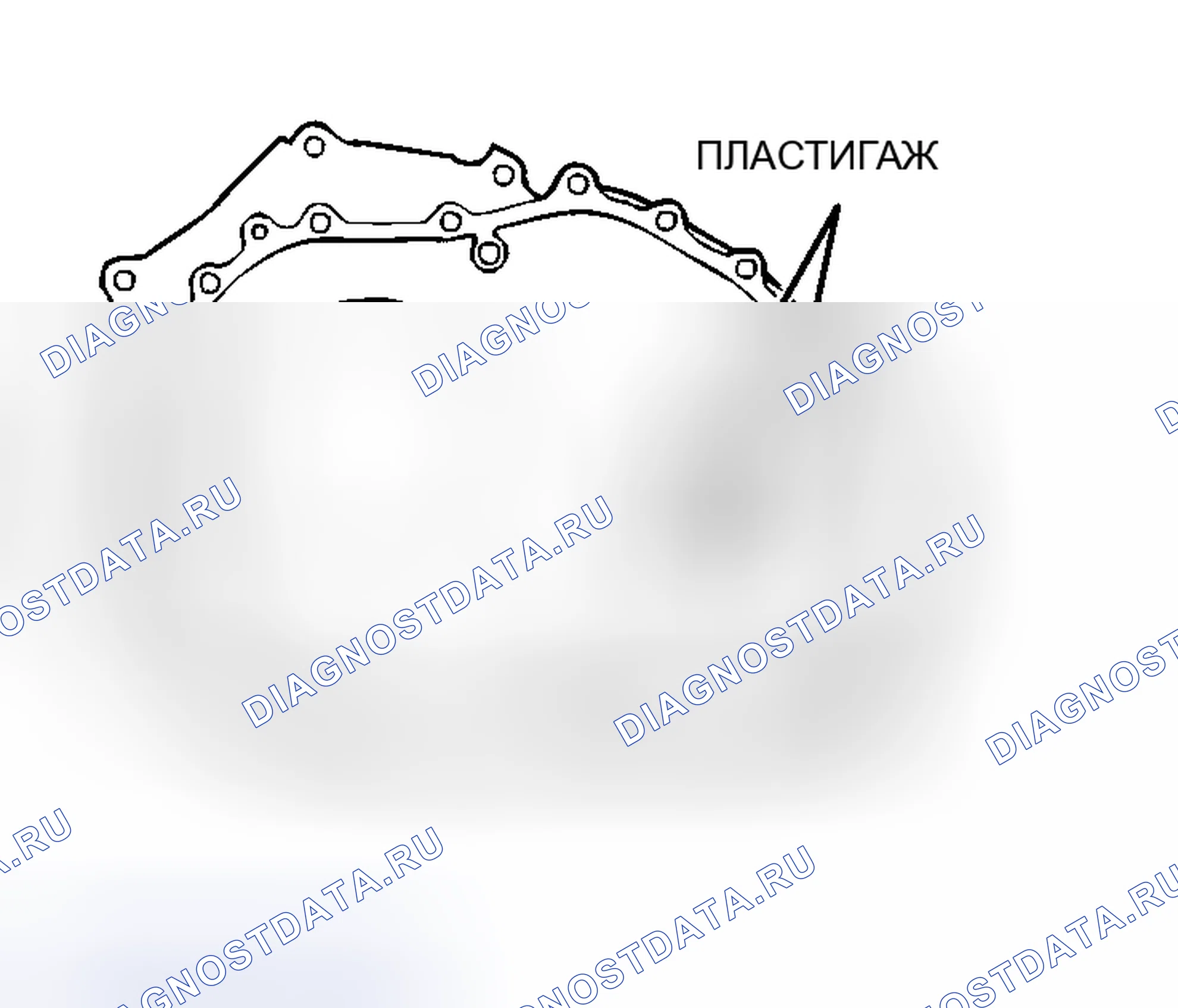 Рис. 728: <Измерение с помощью Plastigage>. Mitsubishi Lancer Evolution IX