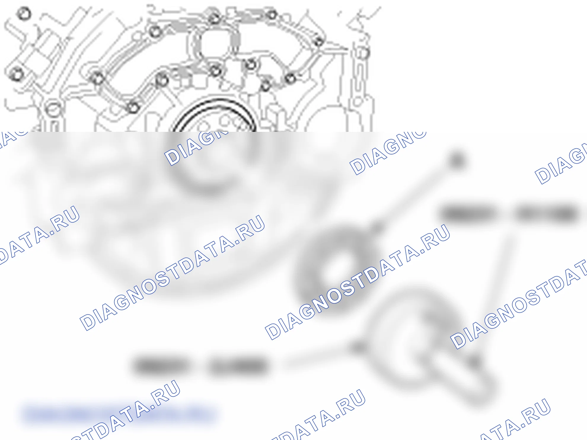 Сборка блока цилиндров. Hyundai Genesis(Bh)-U.S. I