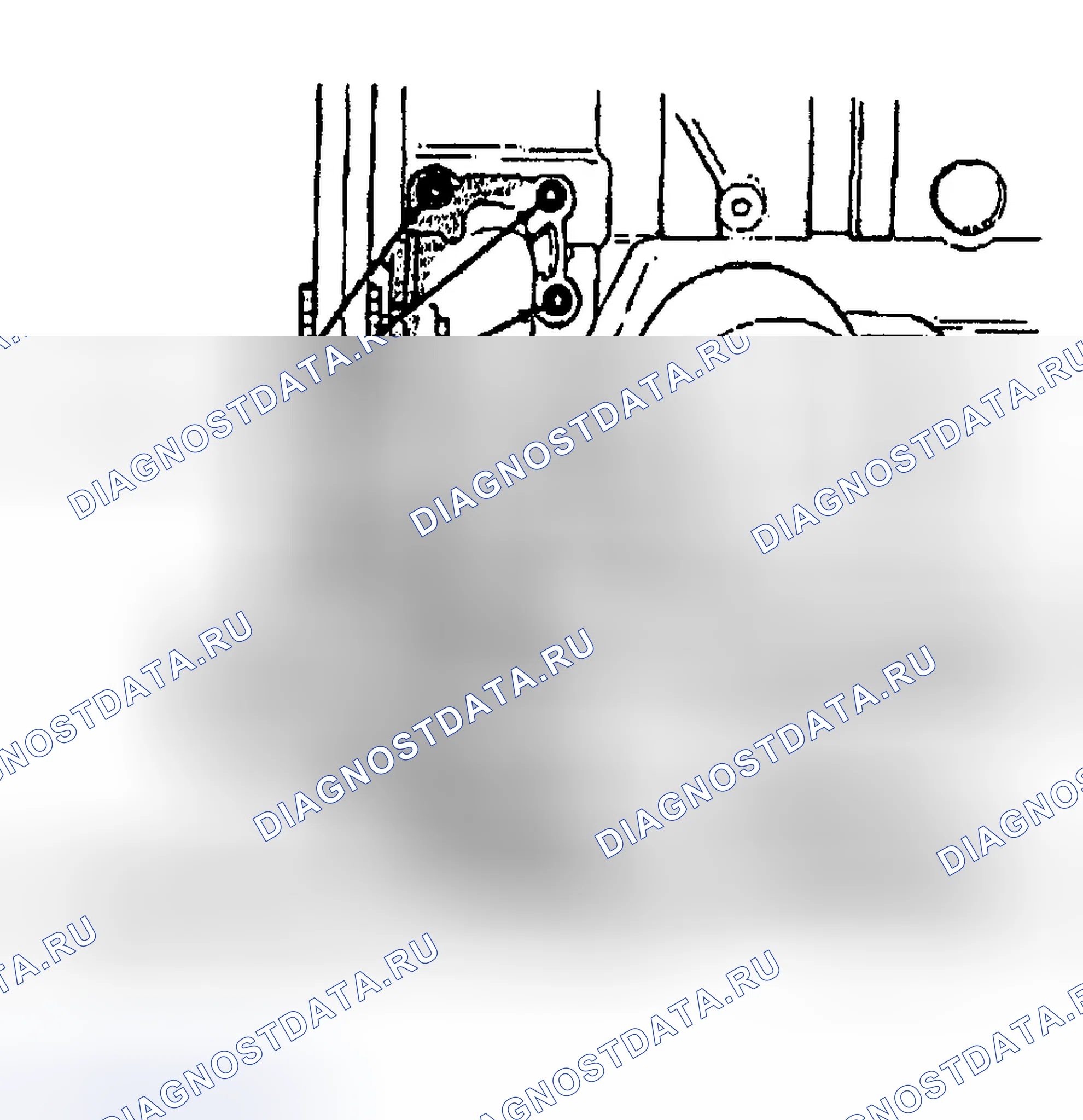 Рис. 22: Стравливание системы охлаждения. Dodge Dakota WS 