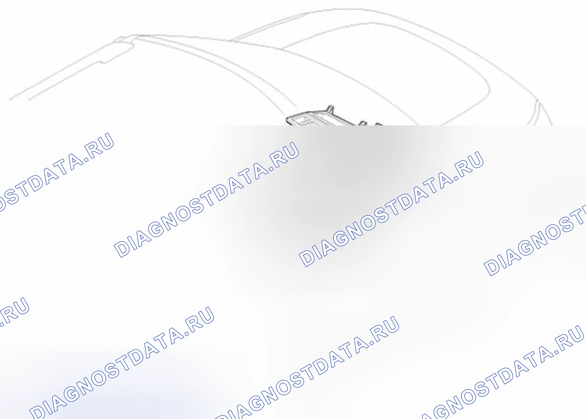 Рис. 1: Расположение компонентов. Geely Vision X3 Pro I