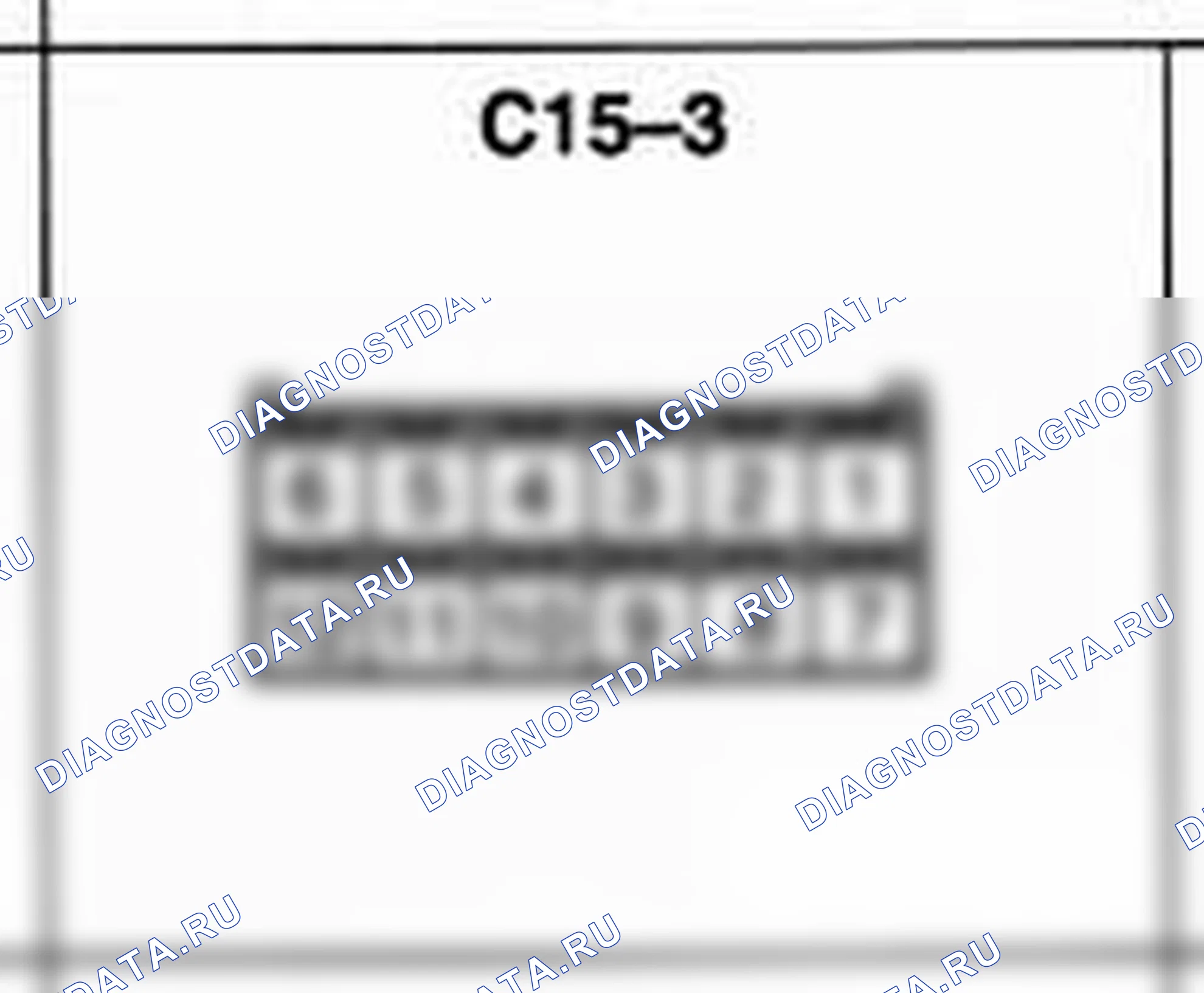 Распиновка разъёма C15-3 — жгута управления. Hyundai H-1 A1