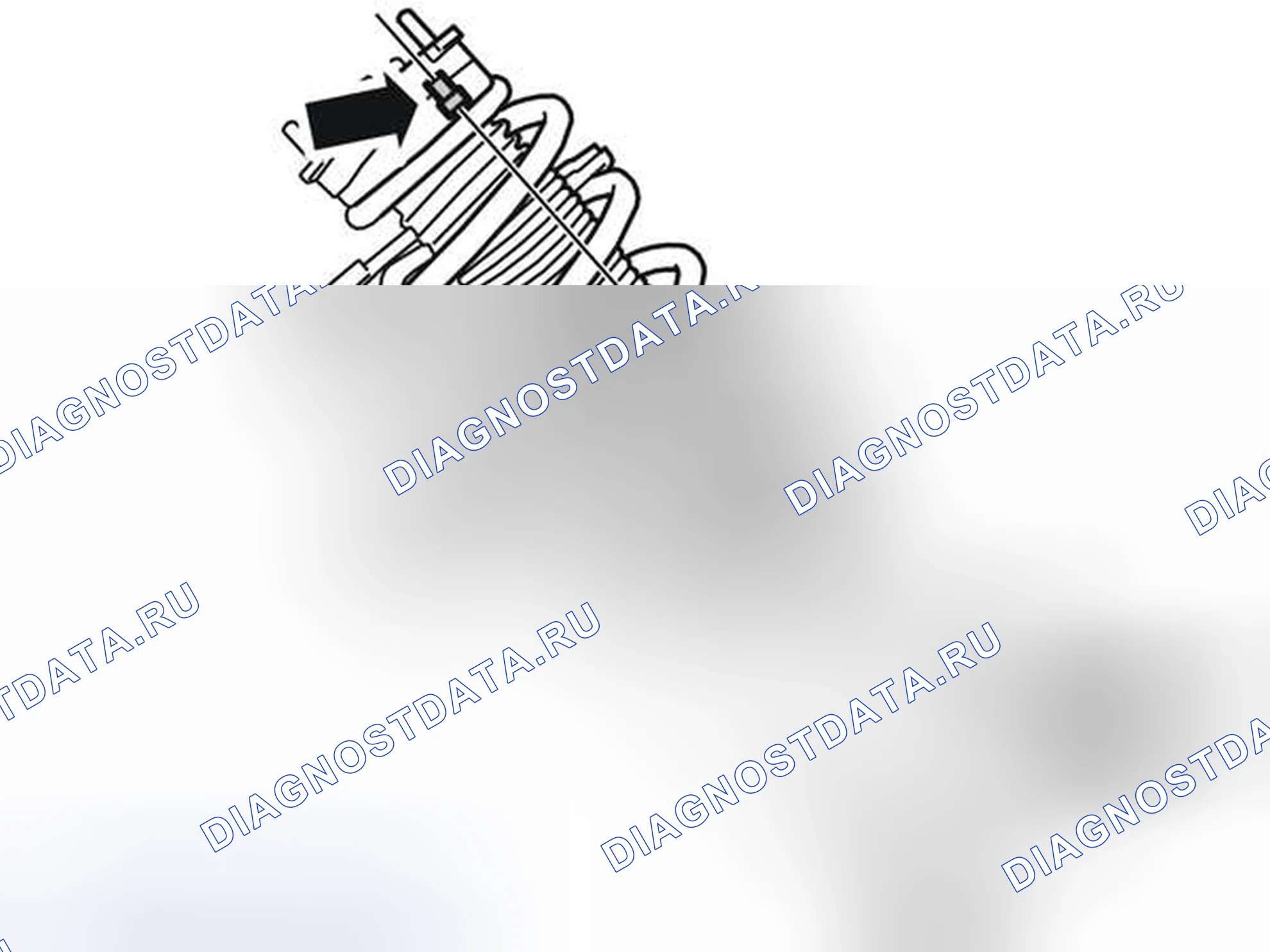 Рис. 12: УСТАНОВКА ПРУЖИНЫ. Volvo V50 I рестайлинг