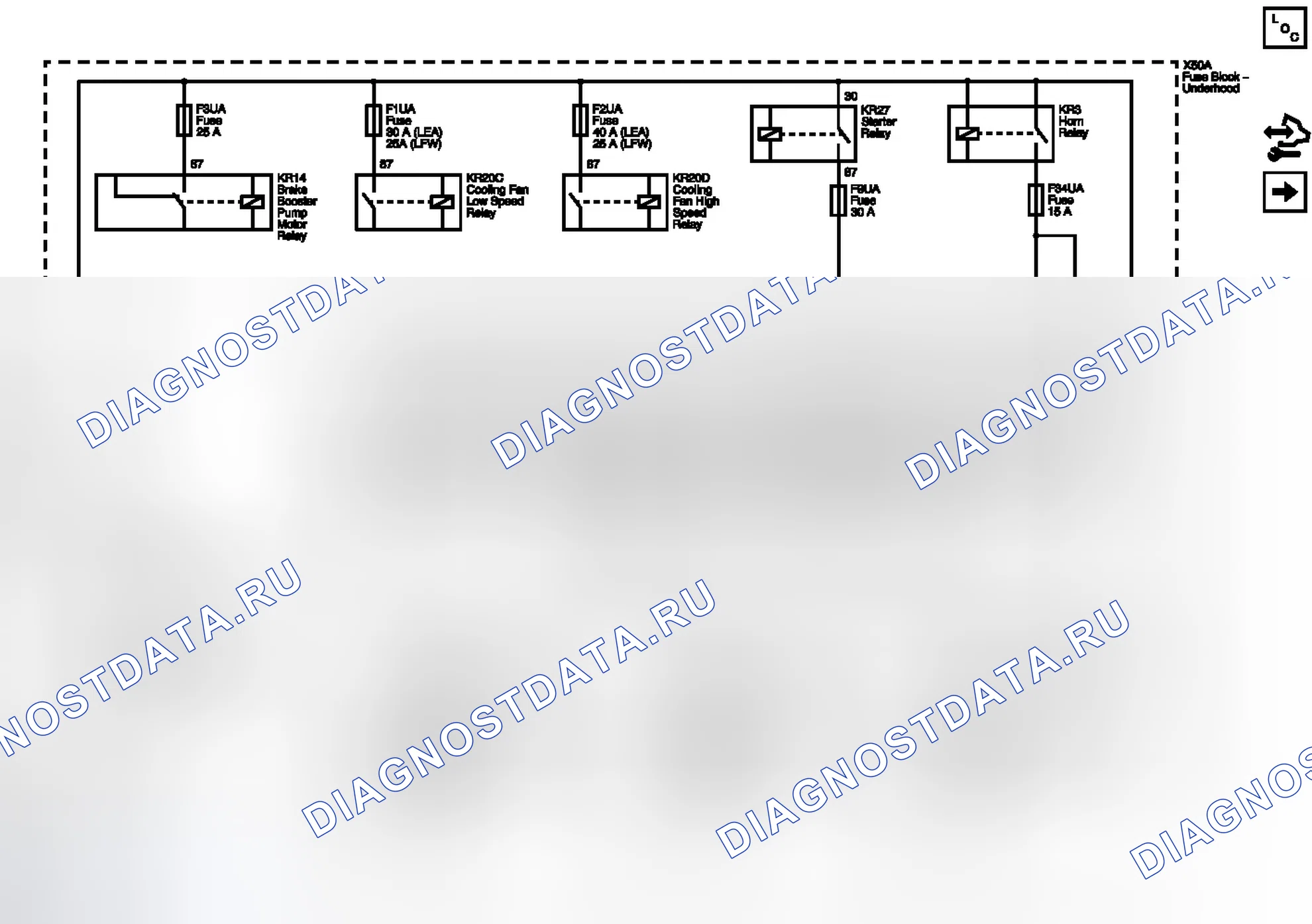 Рис. 17: Шина B + (1 из 3). GMC Terrain I