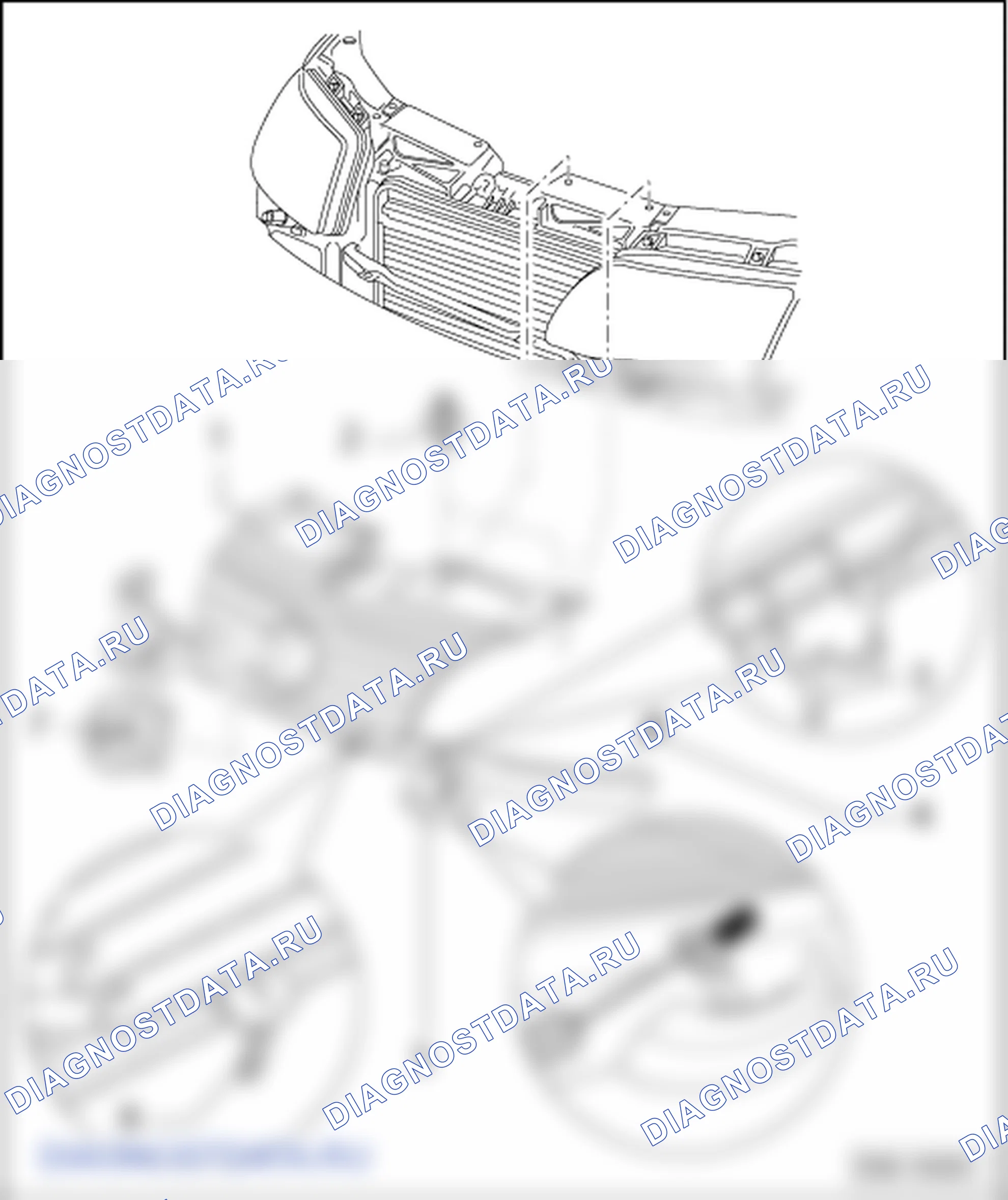 Решетка радиатора. SEAT Alhambra I