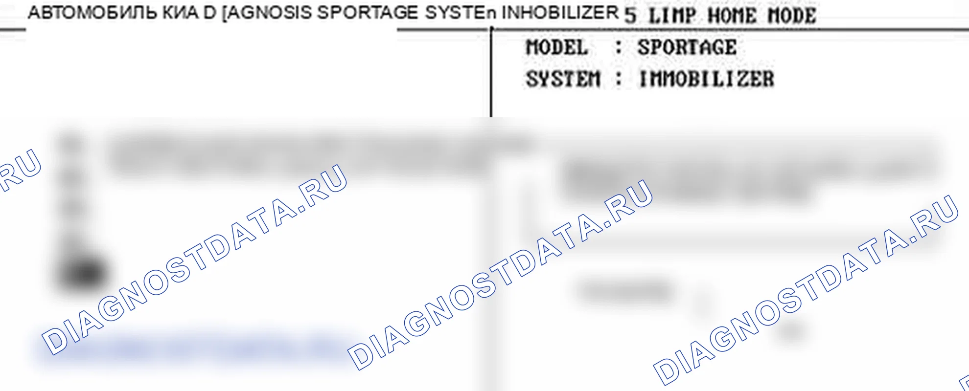 P1695: Иммобилайзер - ошибка памяти EMS. Kia Sportage KM
