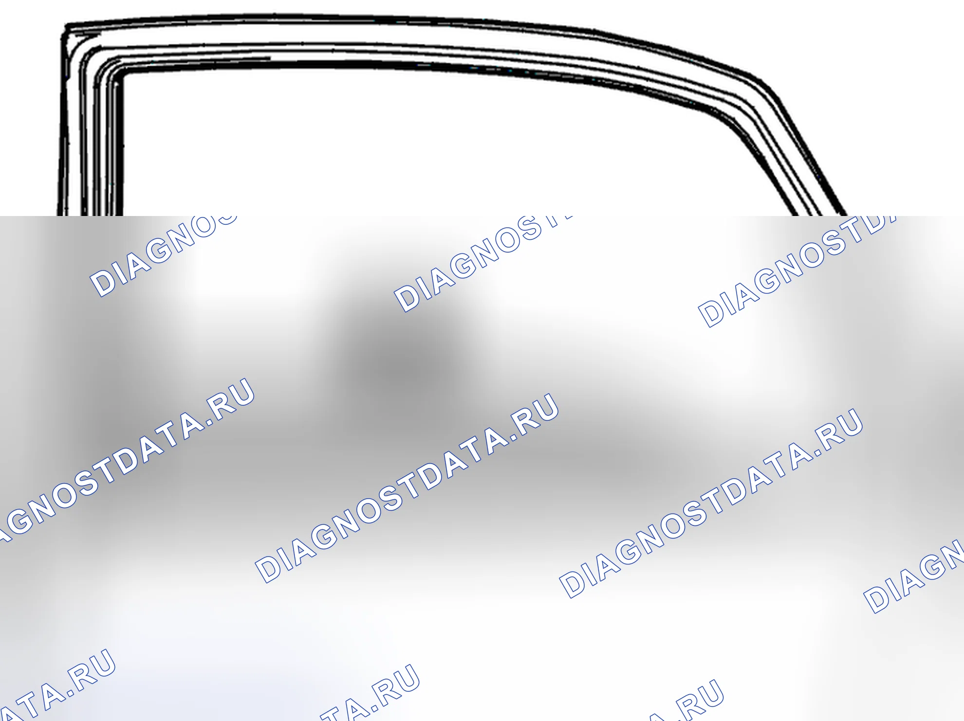 Рис. 147: Удаление декоративной ленты. Volvo S80 I