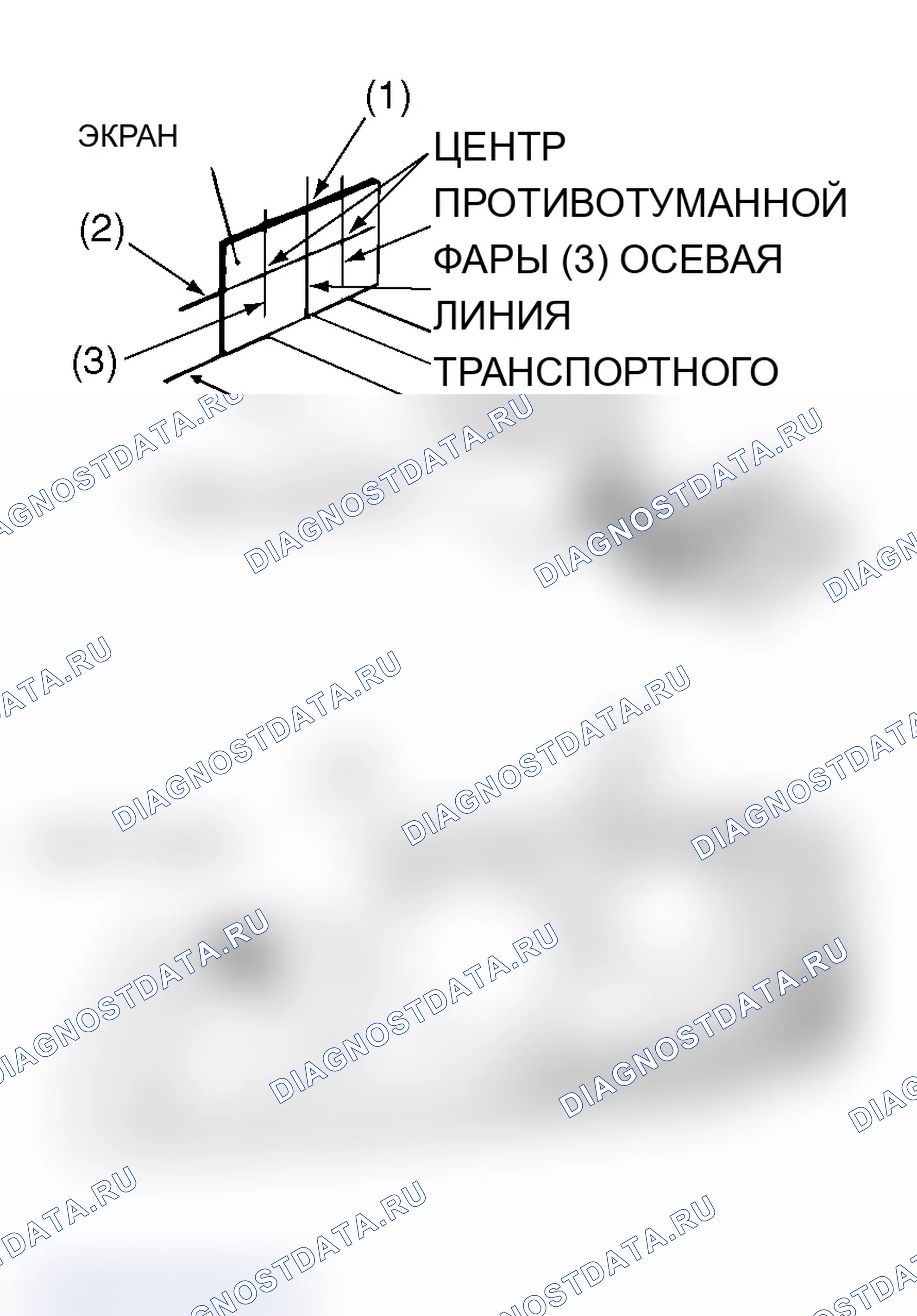 Рис. 316: ИНСТРУКЦИИ ПО ПРЕДВАРИТЕЛЬНОМУ ПРИЦЕЛИВАНИЮ. Mitsubishi Lancer Evolution IX