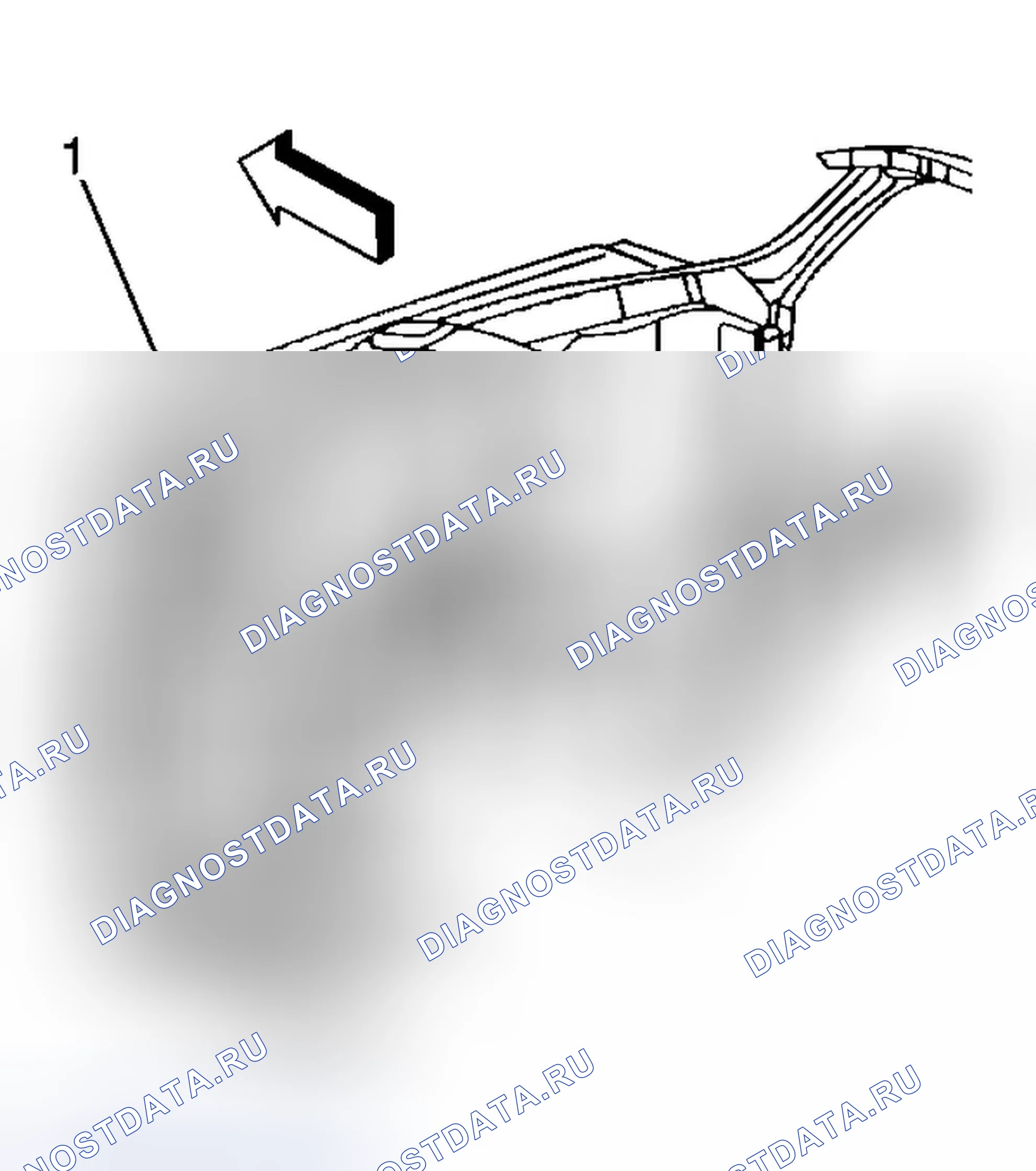 Рис. 4: Порядок демонтажа. Chevrolet Silverado 3500 