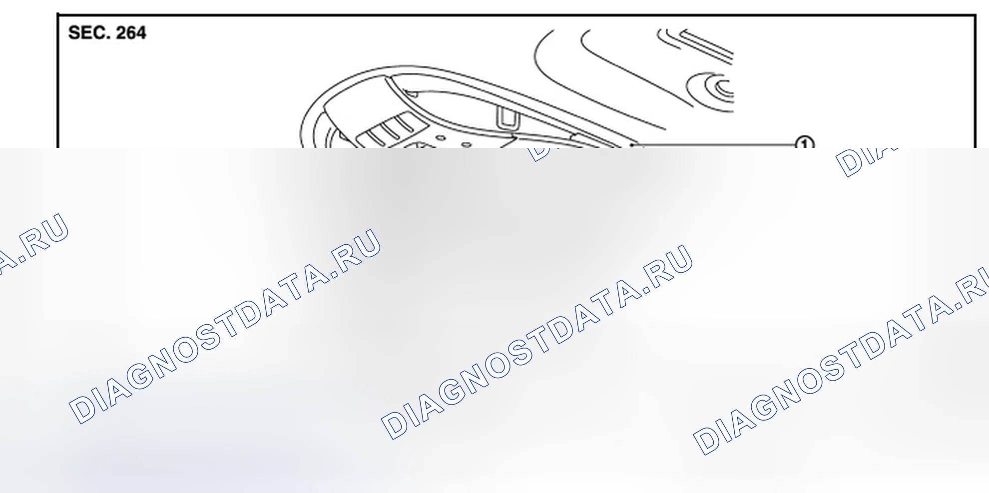 Рис. 1: Разнесенный вид. Infiniti M37 IV