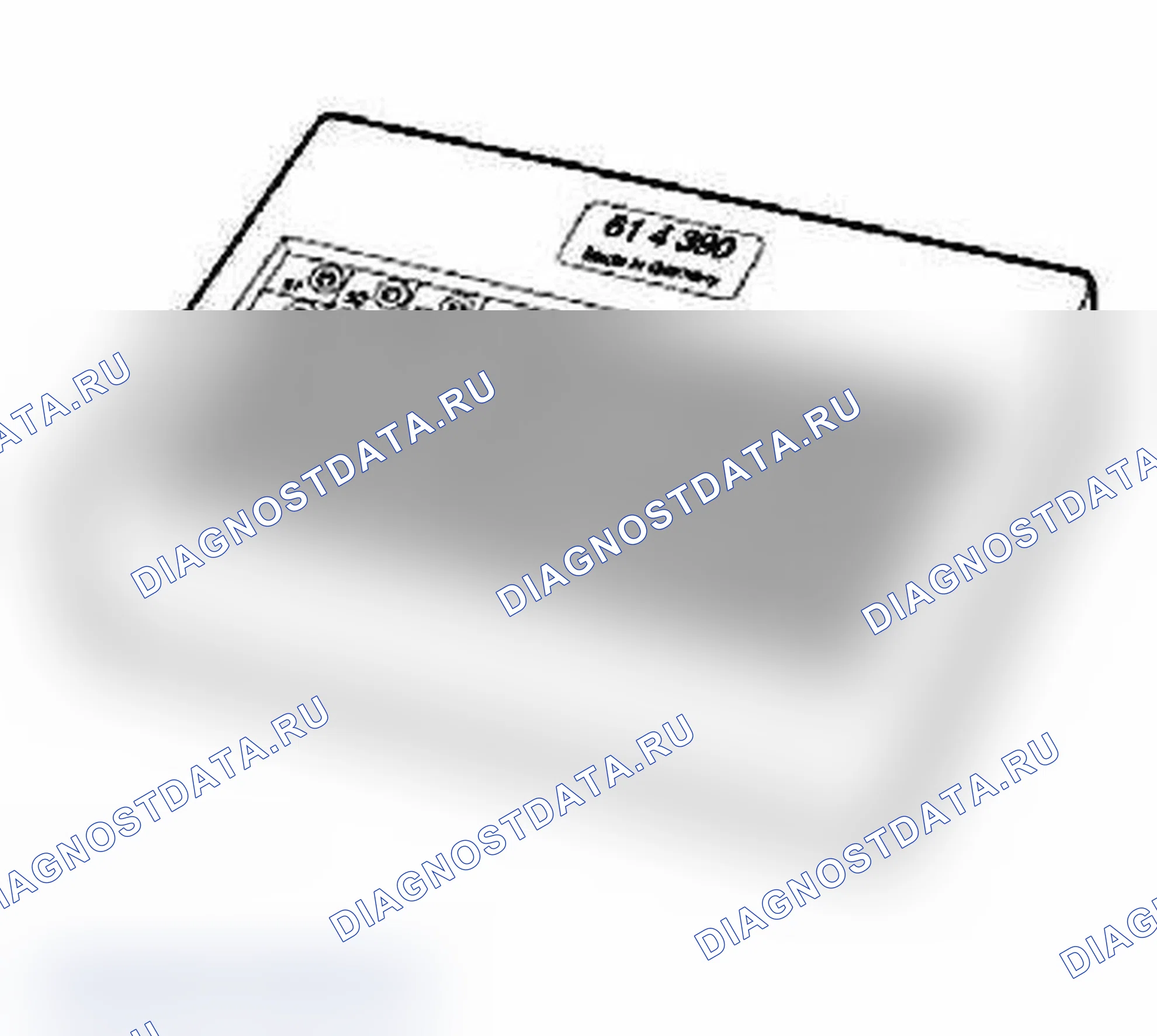 Рис. 23: 61 4 390 Измерительный блок, 60-контактный. BMW M3 E46