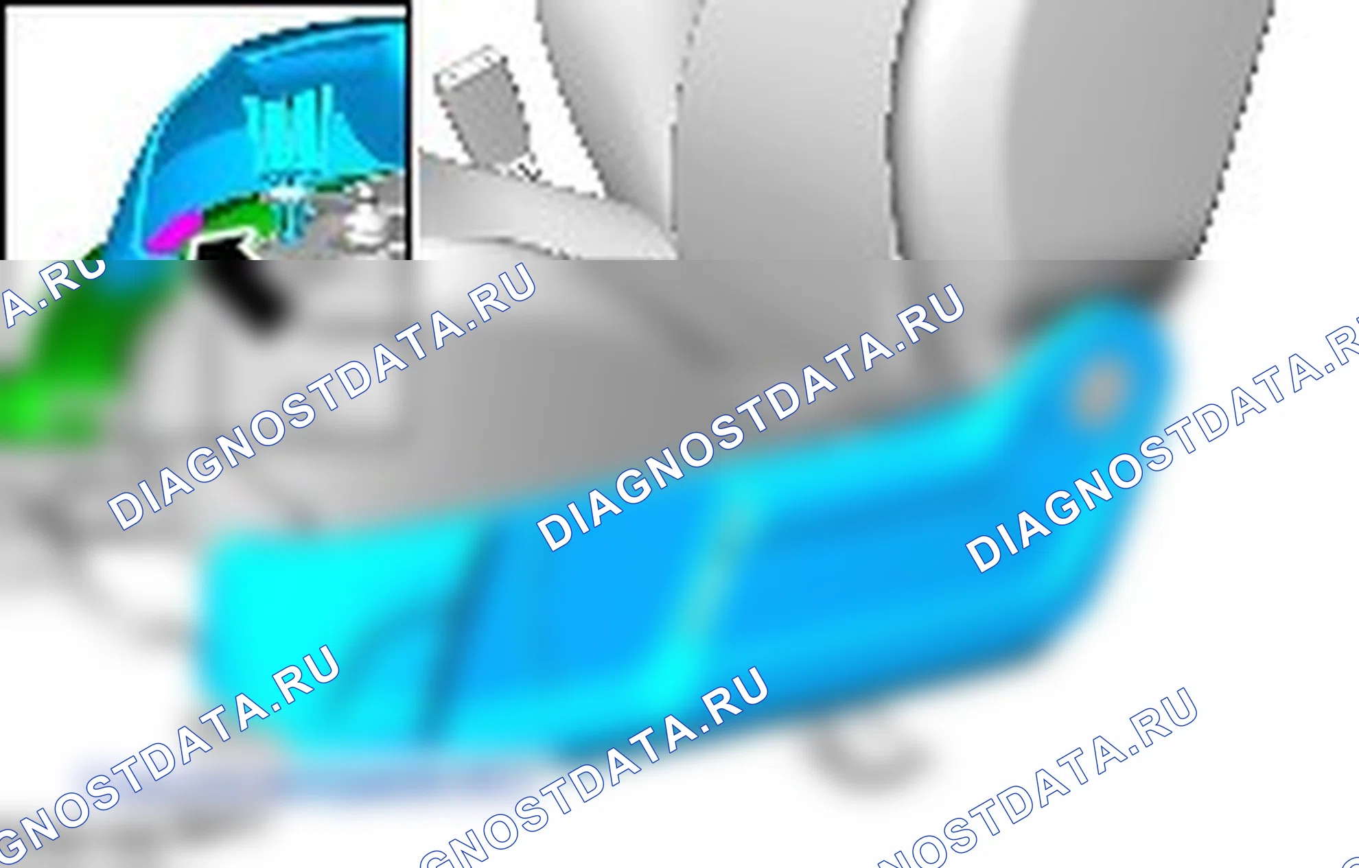 Крышка спинки переднего сиденья — 2.5L Duratec-ST (VI5): описание и работа. Ford C-MAX I рестайлинг