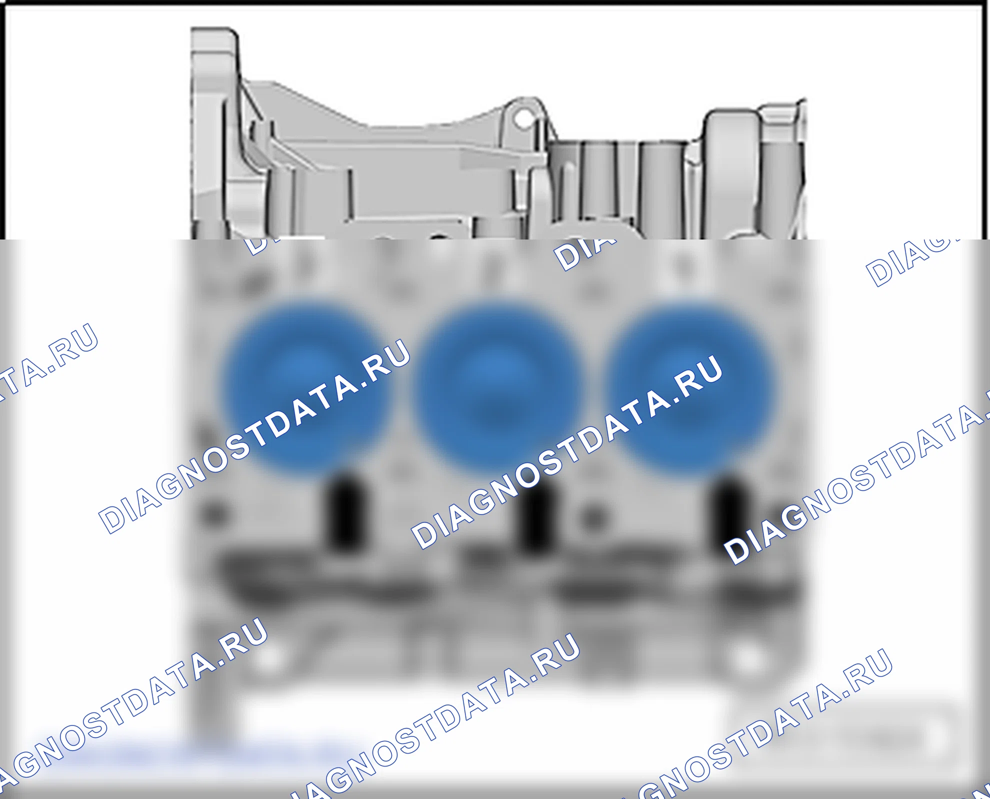 Коленчатый вал, поршень и шатун (1,2/55 кВт TDI CR). Skoda Roomster I