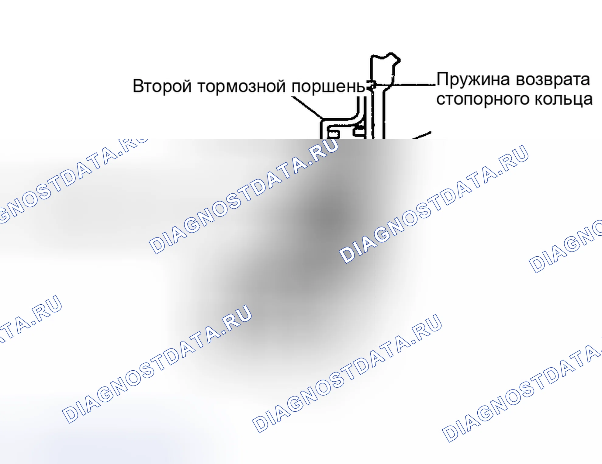 Рис. 25: РЕГУЛИРОВКА ЛЮФТА НА ВТОРОМ КОНЦЕ ТОРМОЗА. Geely Okavango I
