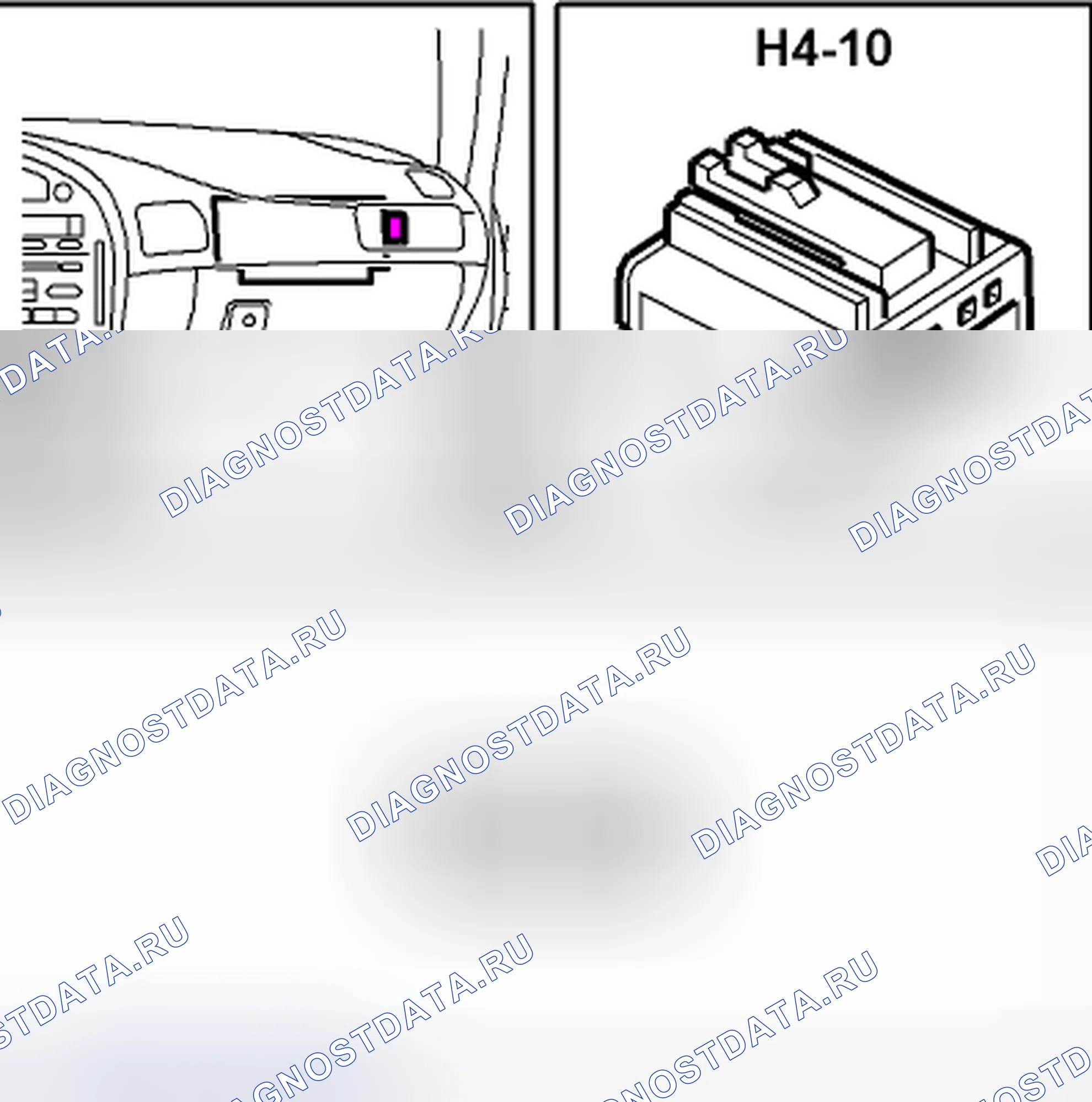 Рис. 166: РАЗЪЕМ H4-10. Kia Picanto III