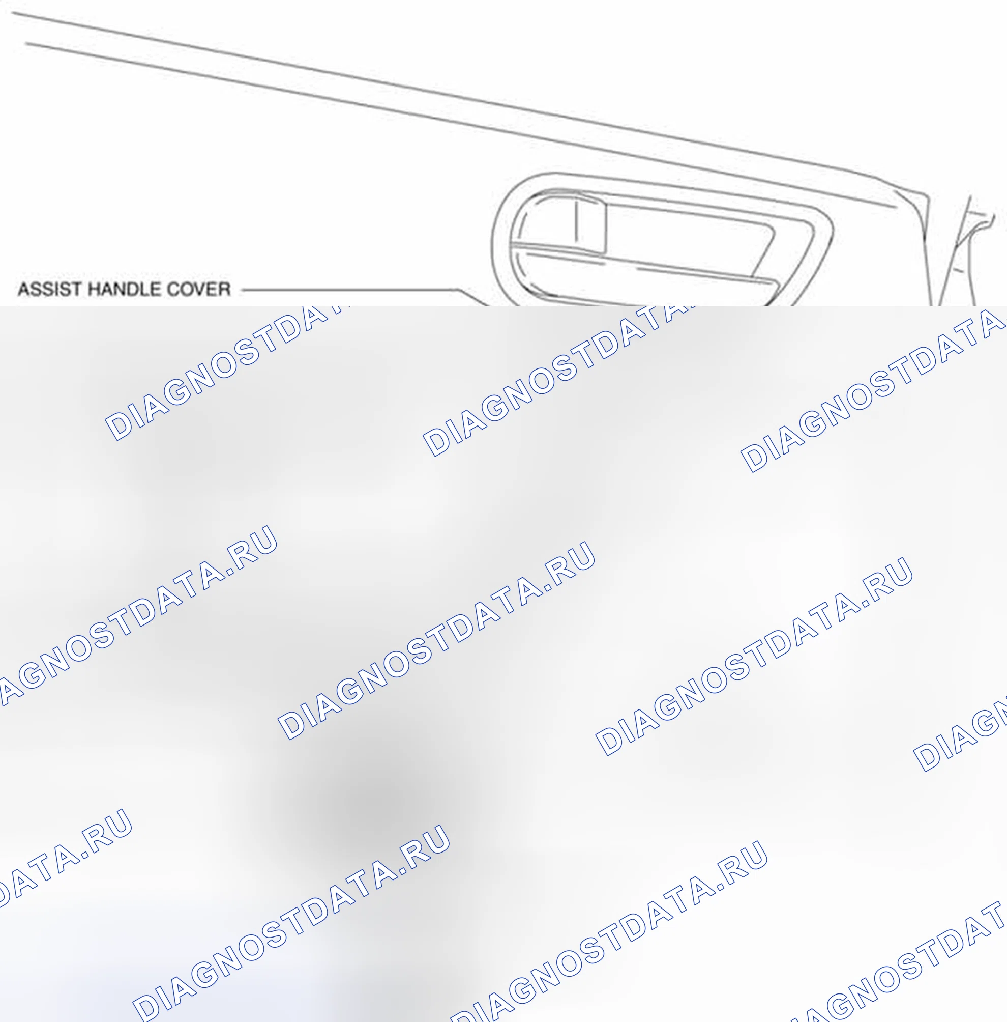 Рис. 146: СНЯТИЕ / УСТАНОВКА облицовки ЗАДНЕЙ ДВЕРИ. Mazda 3 BL рестайлинг