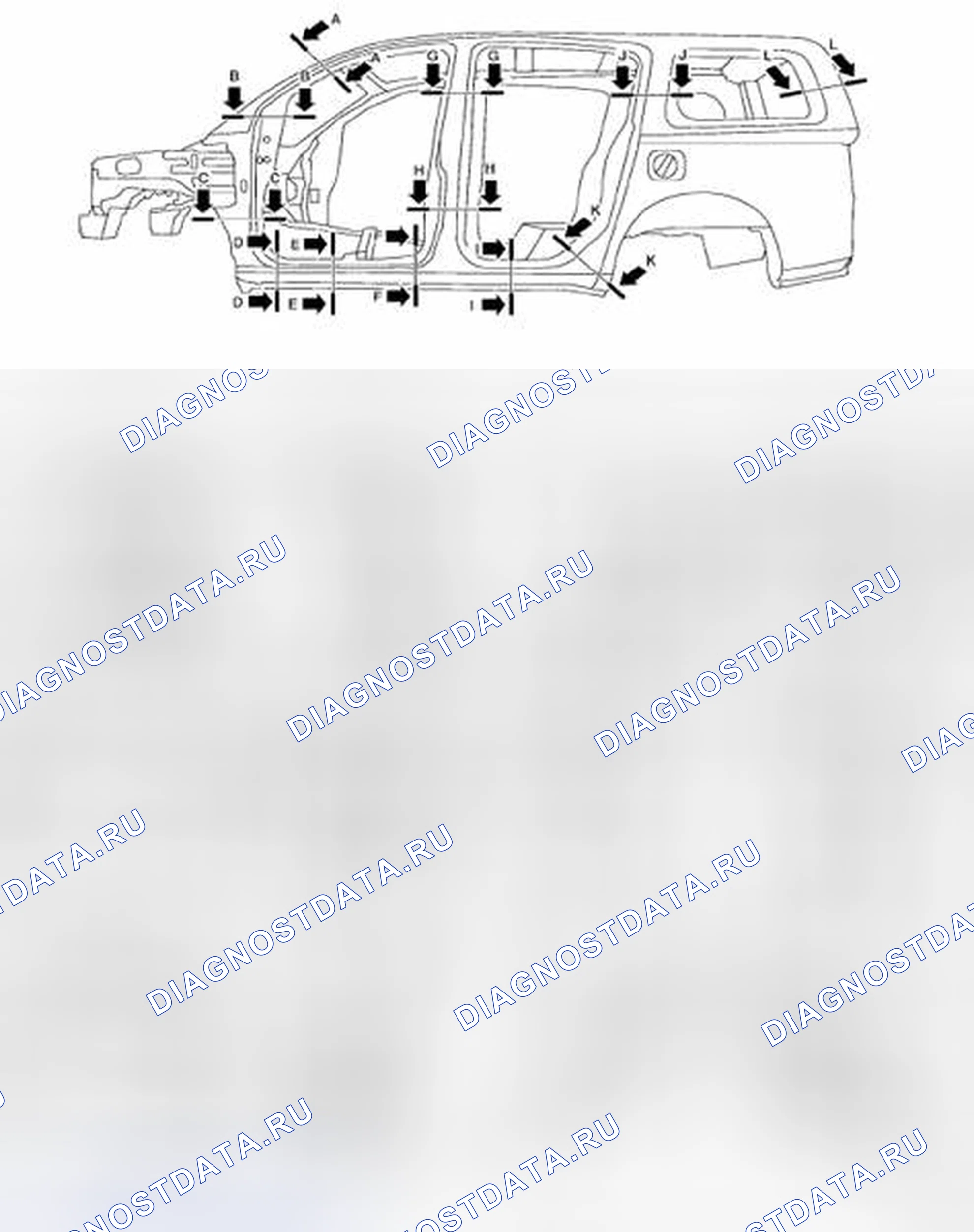 Рис. 6: КОНСТРУКЦИЯ КУЗОВА. Honda N-VAN I