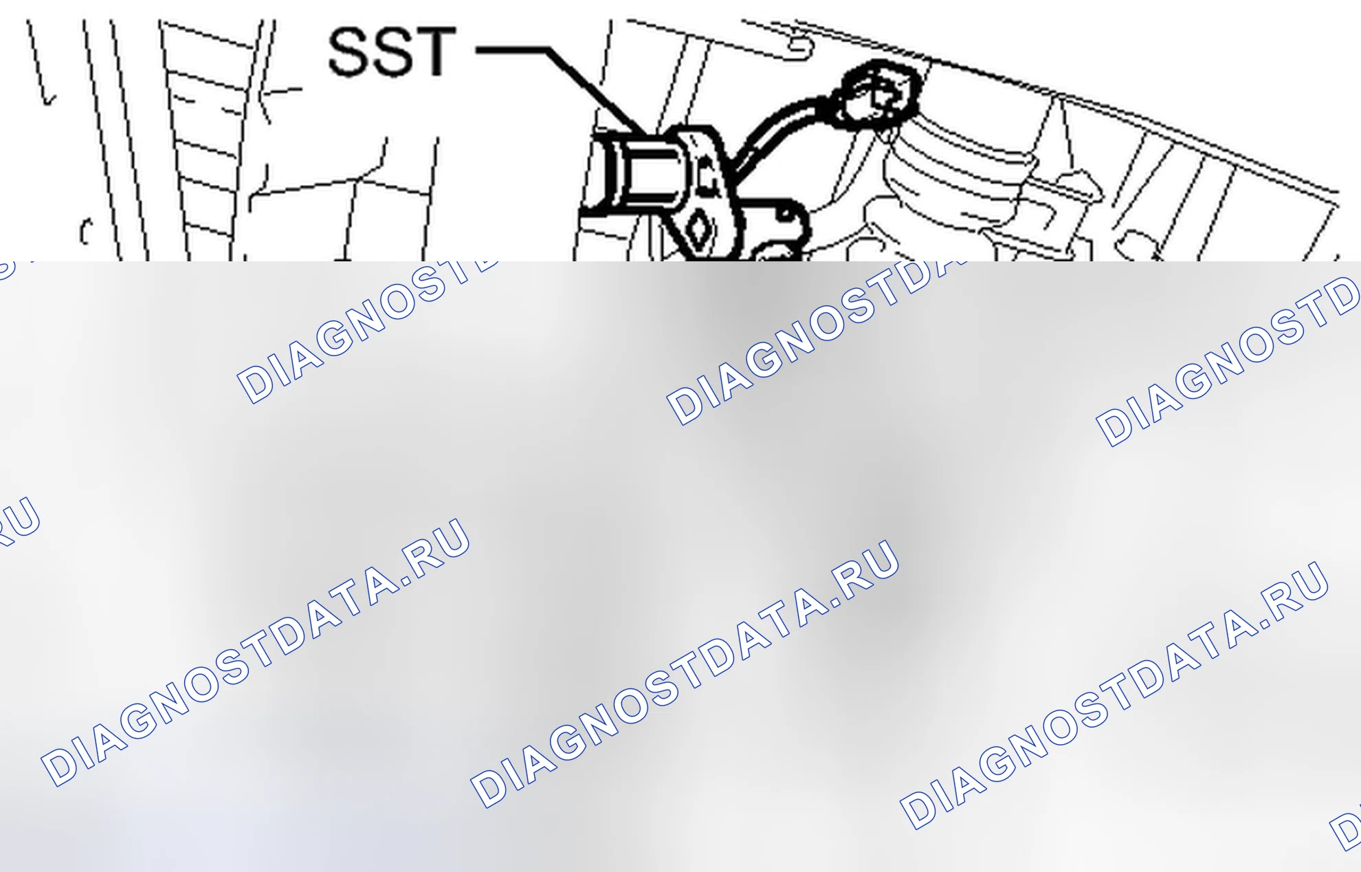 Рис. 825: ДЕМОНТАЖ. Toyota Sequoia II рестайлинг