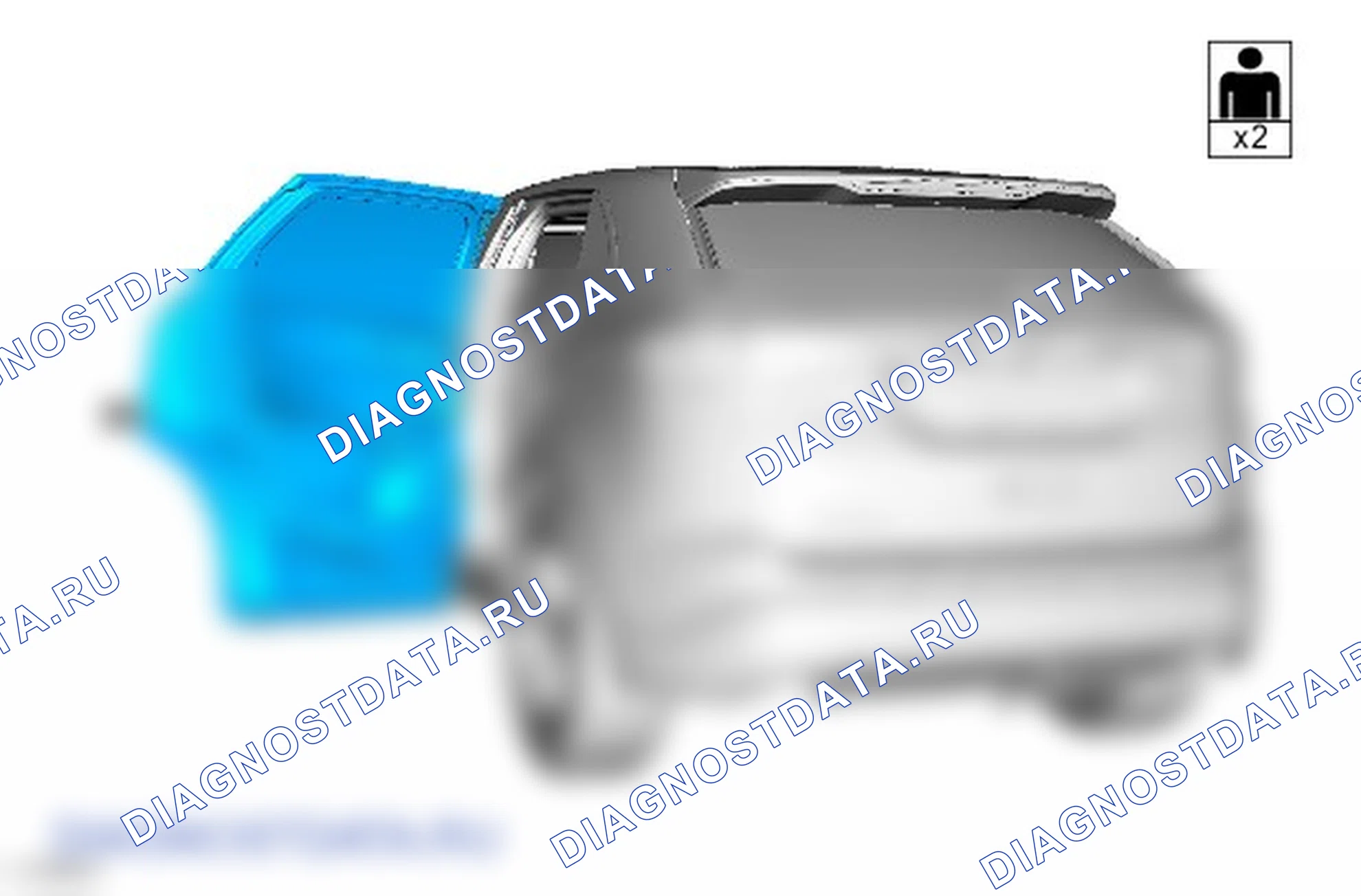 Как снять и установить заднюю дверь. Ford Edge II