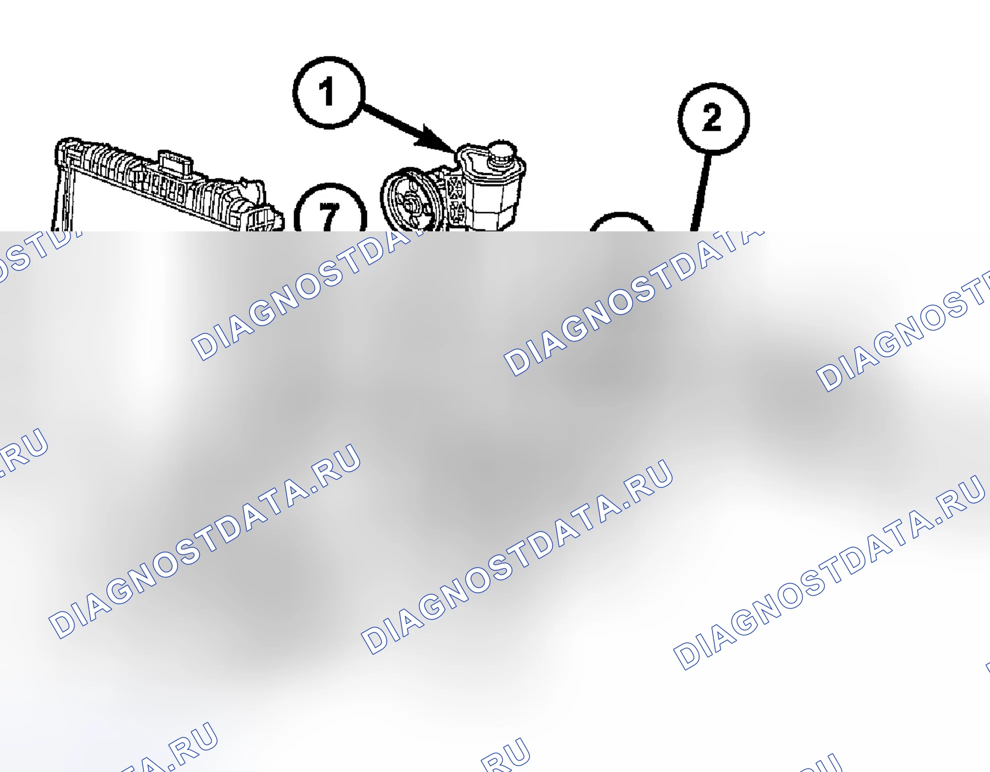 Рис. 22: ОБРАТНЫЙ ШЛАНГ. Dodge Durango II