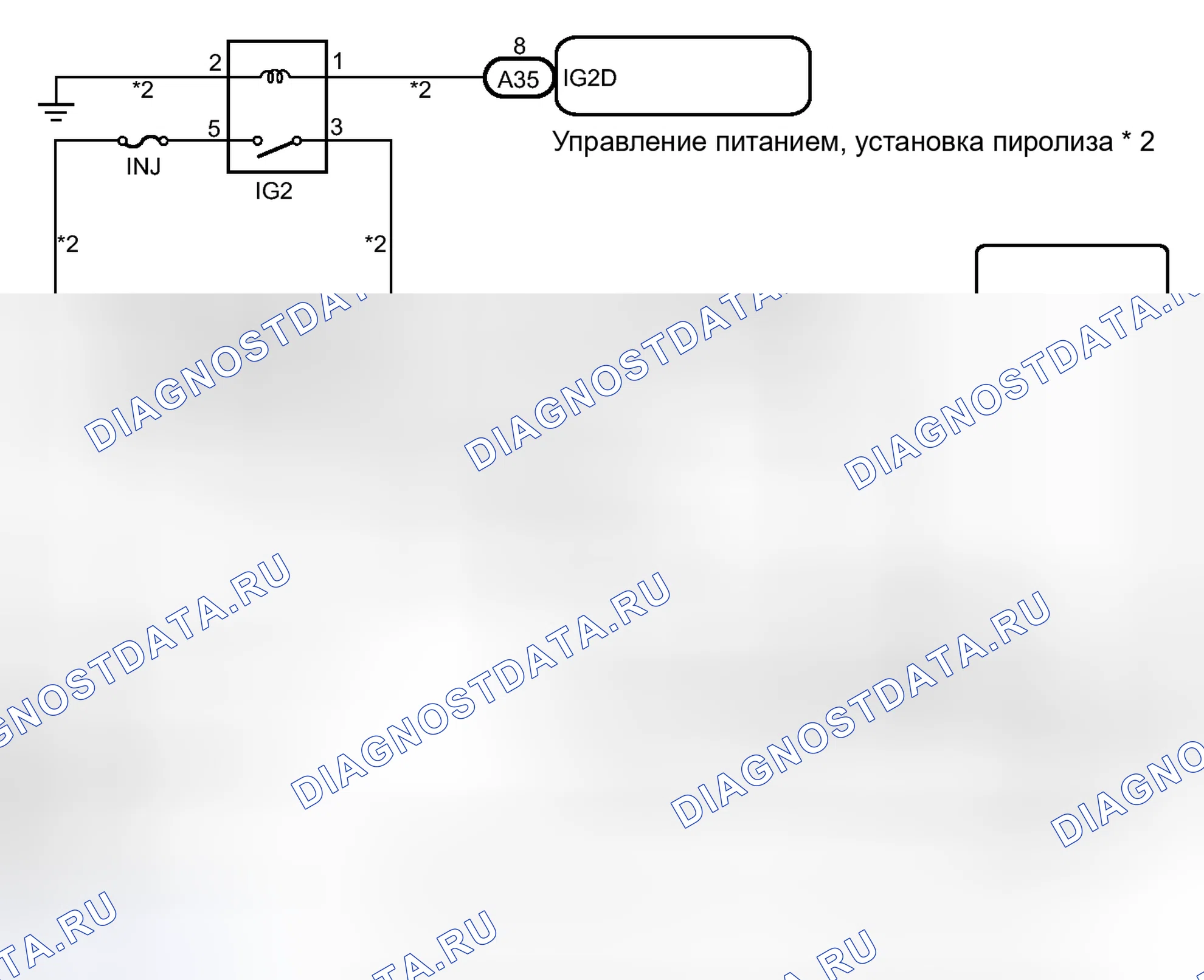 Рис. 479: электросхема. Toyota Sienna III