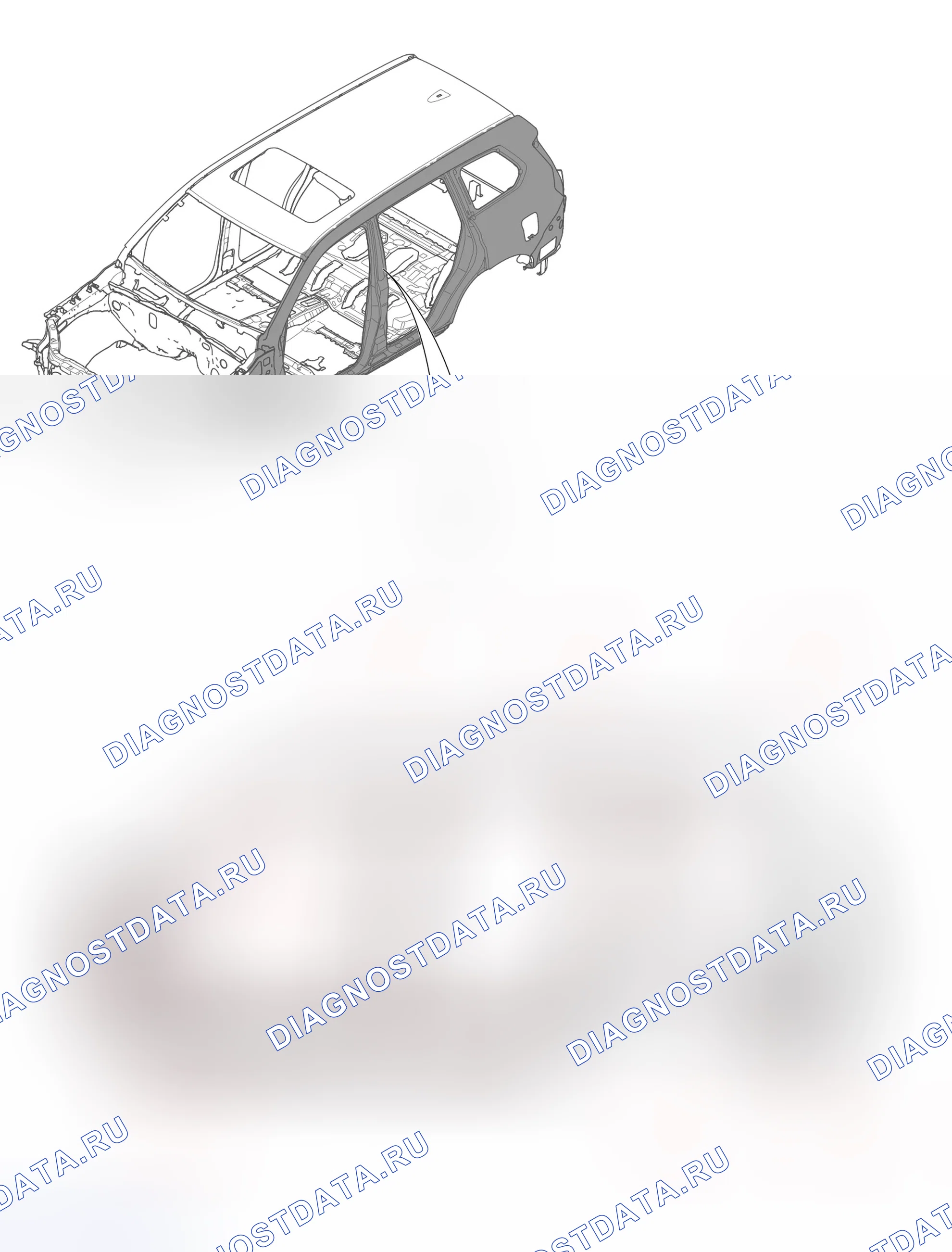 Боковые периферийные панели — Haval H9. Haval H9 I рестайлинг